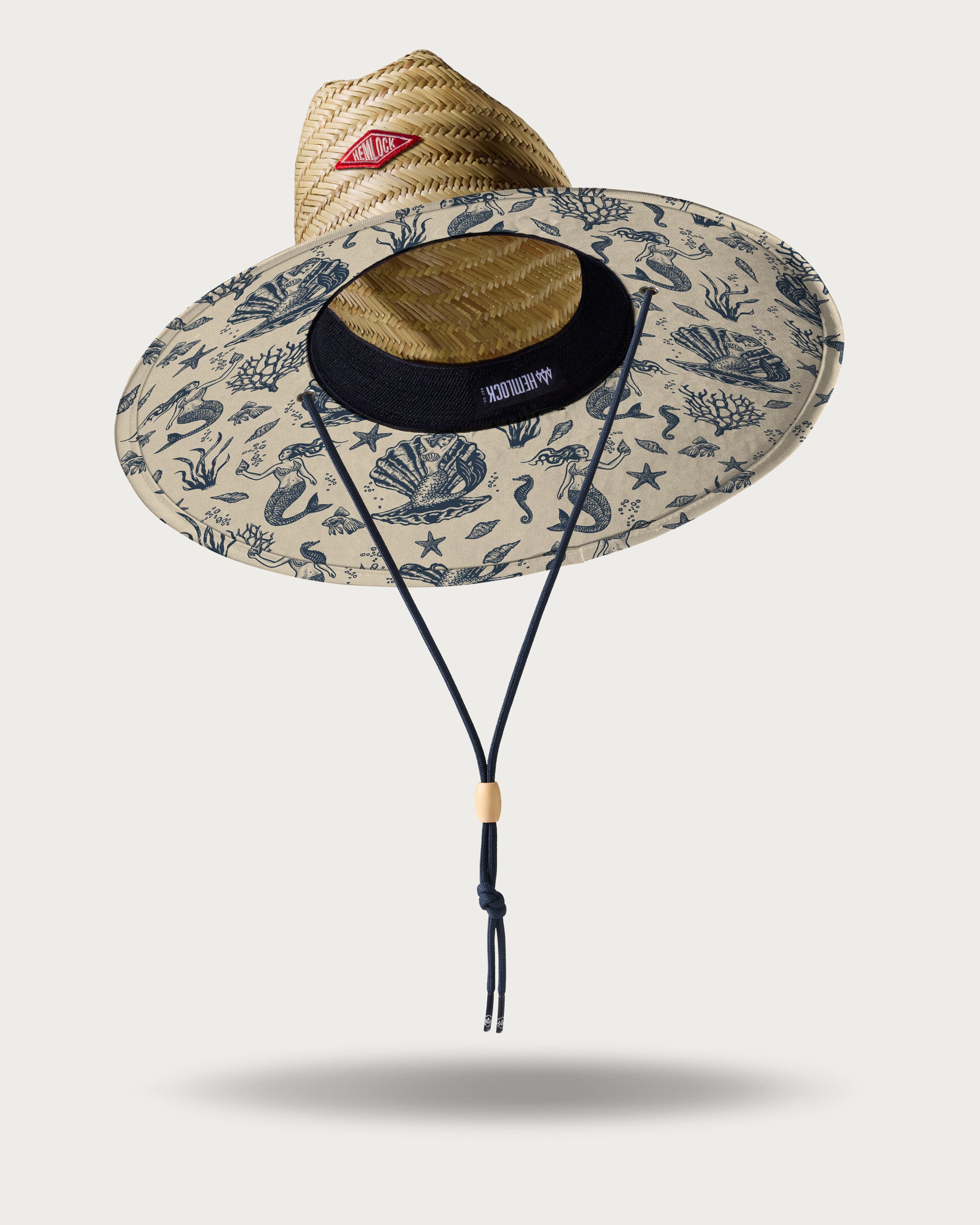 D&Y Mermaid Floppy Straw Sun Hat Giant Floppy Straw Hat ｜Wide Brim Designer Sunhat｜Eric  main image 2