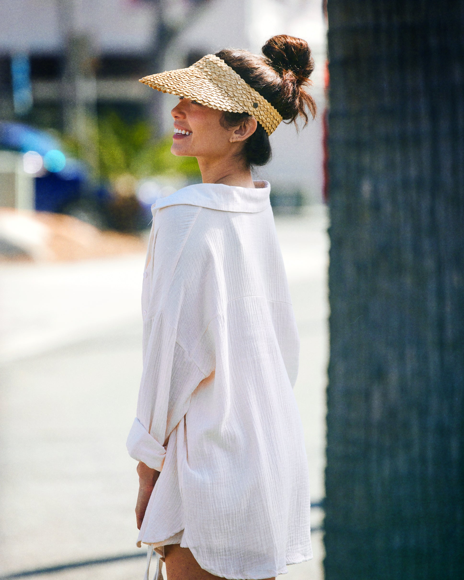 Capri Visor in Honeycomb