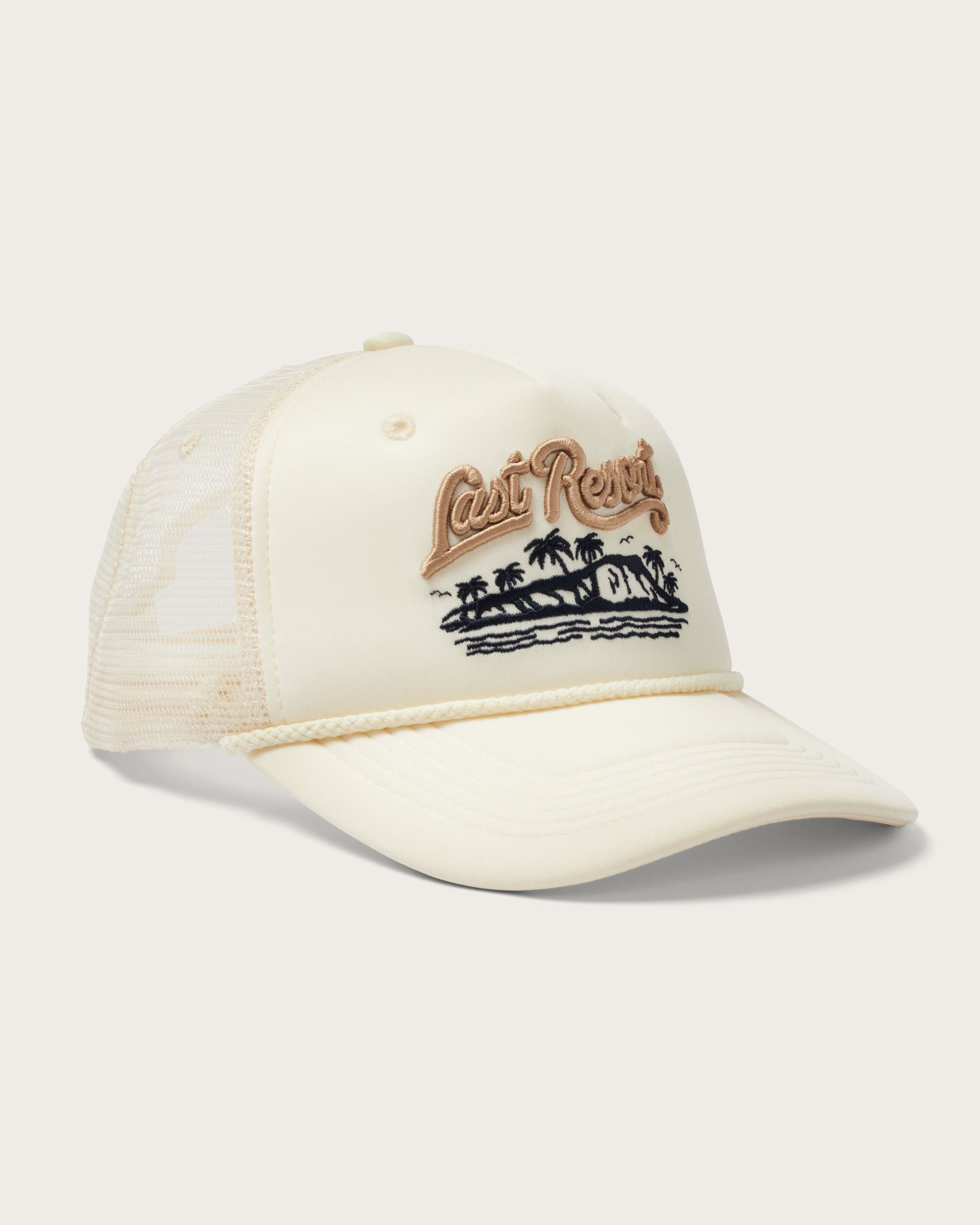 Hemlock Last Resort Foam Trucker in Bone details