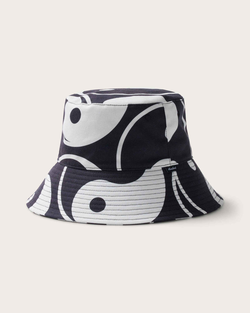 Hemlock Archer Cotton Bucket Hat in Yin-Yang