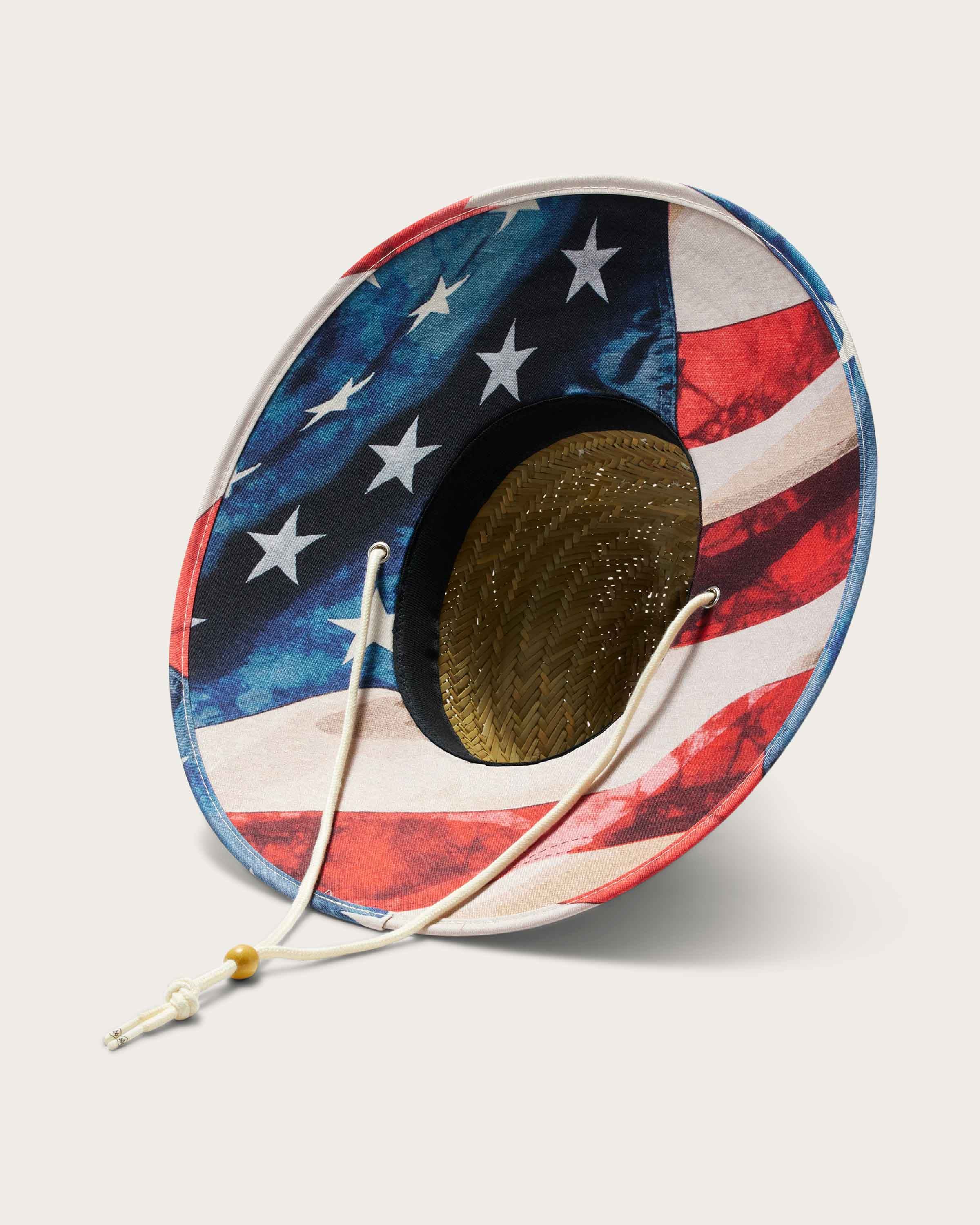 Brave Straw Lifeguard Hat Big Kids Straw Hat UPF 50+ Hemlock