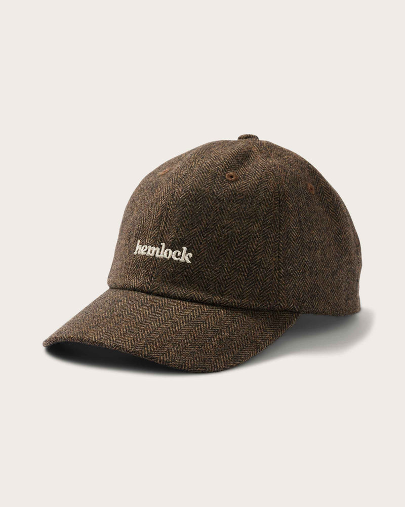 Hemlock Bristol Dad Hat in Brown and Black