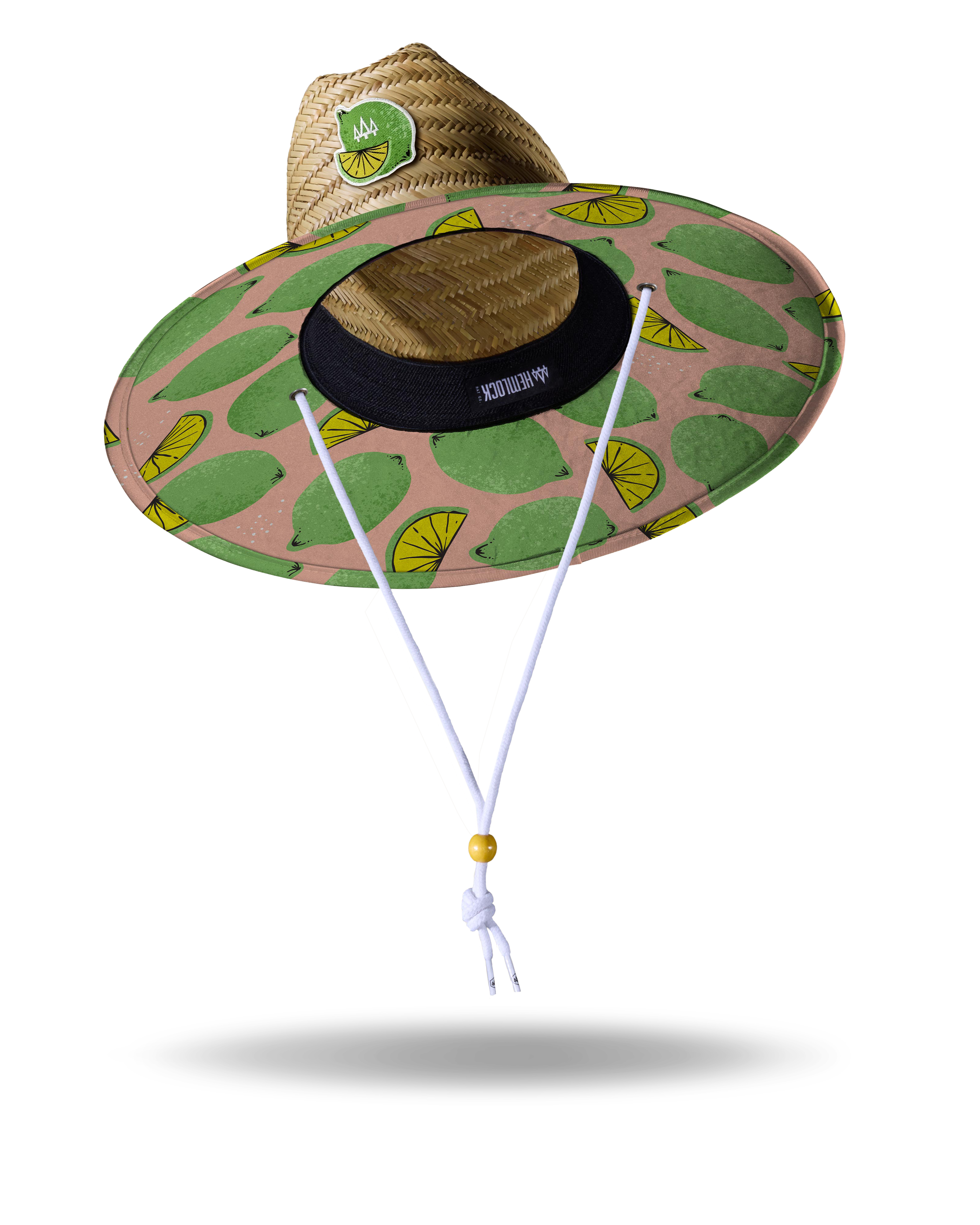 Cadillac Straw Lifeguard Hat | Straw Hat UPF 50+ | Hemlock Hat Co.