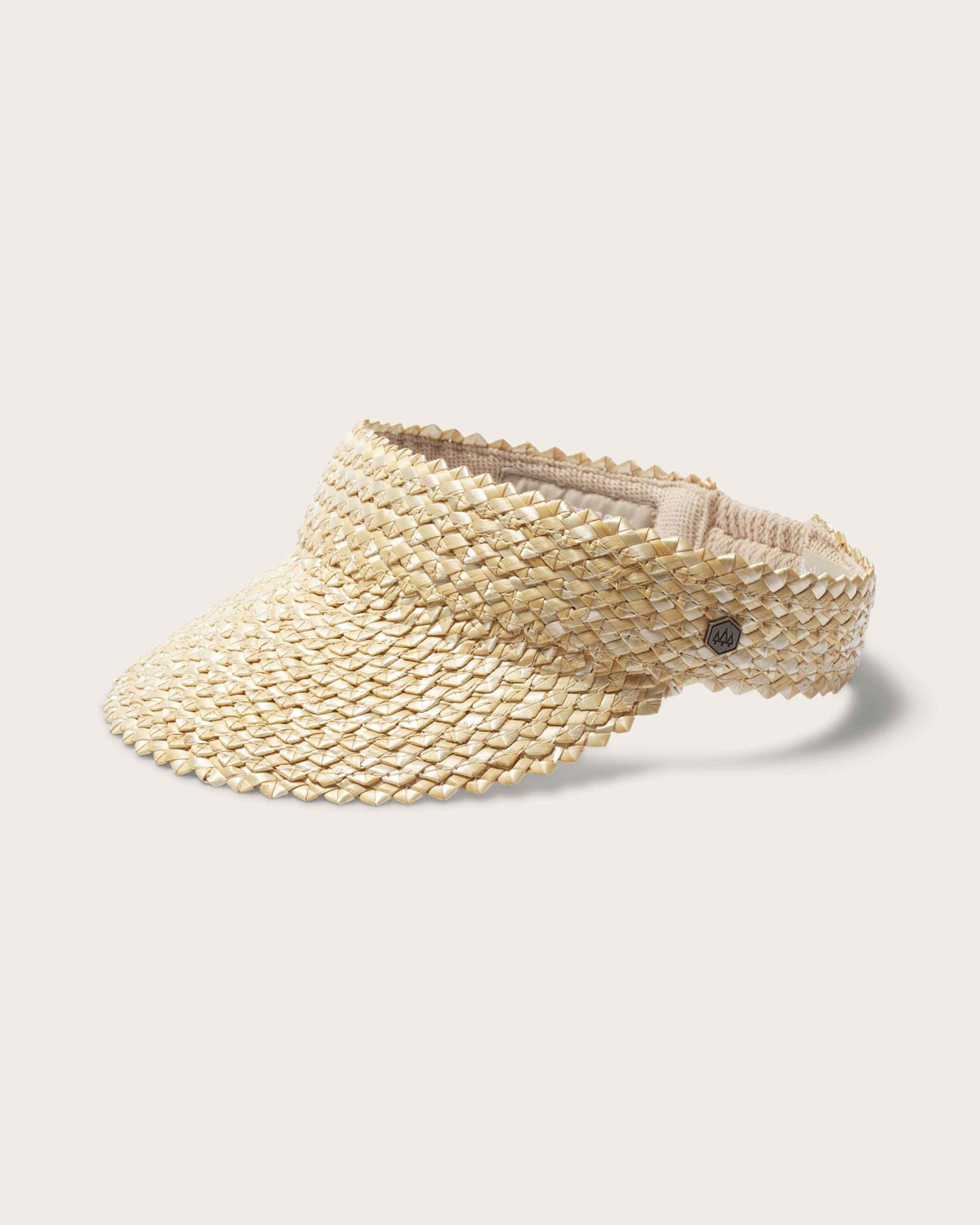 Capri Straw Visor Big Kids – Hemlock Hat - Main Image