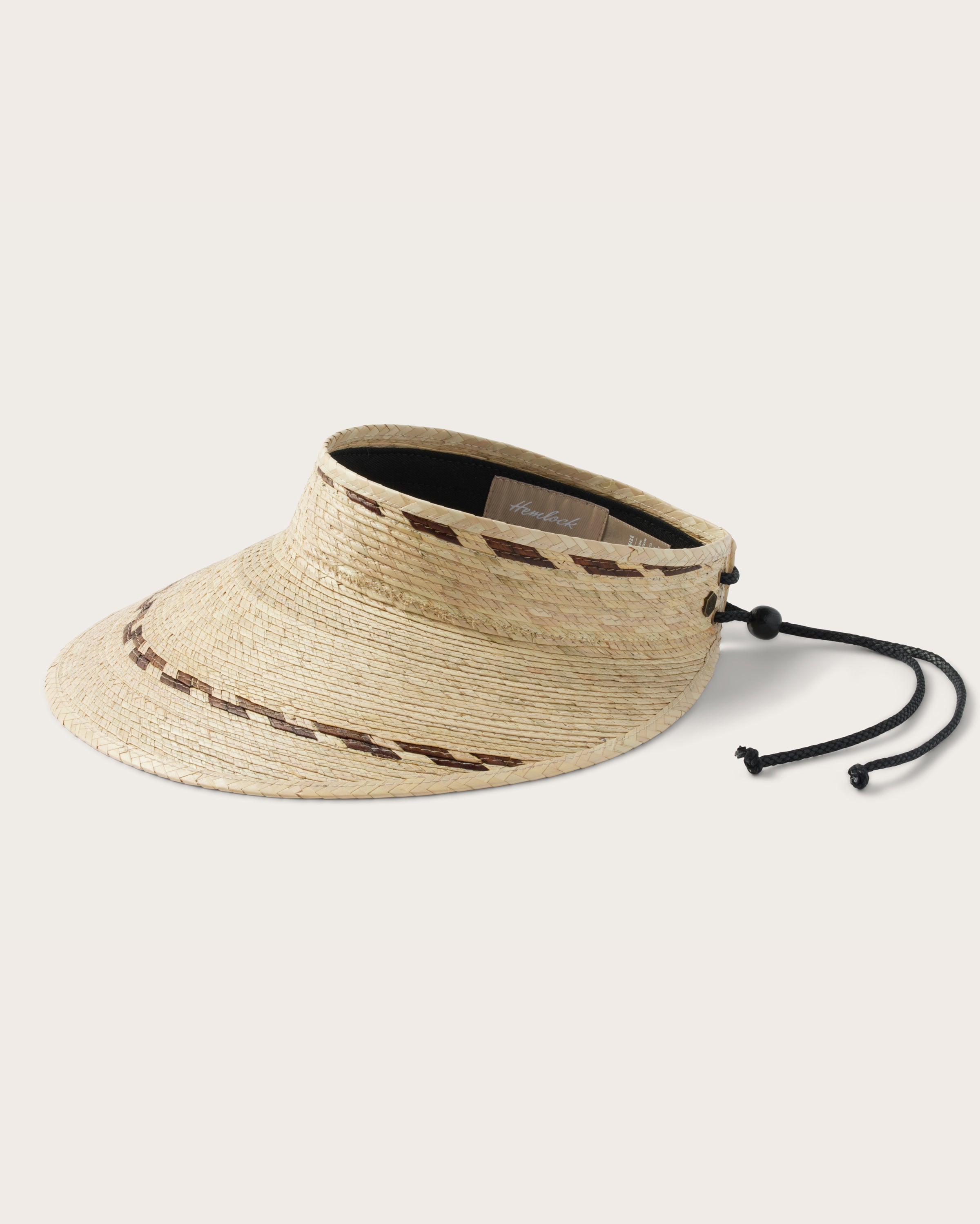 Catalina Straw Visor | Premium Straw Visor | Hemlock Hat Co
