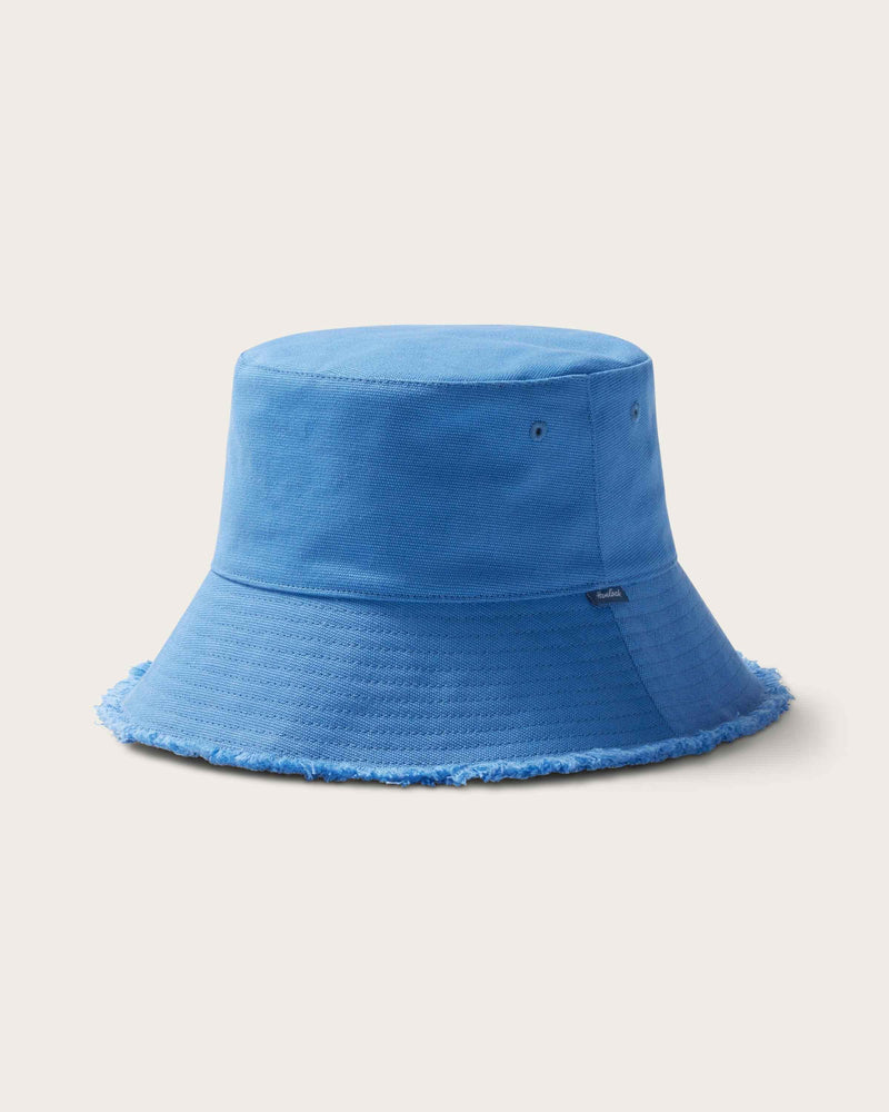 Hemlock Coronado Cotton Bucket Hat in Faded Denim