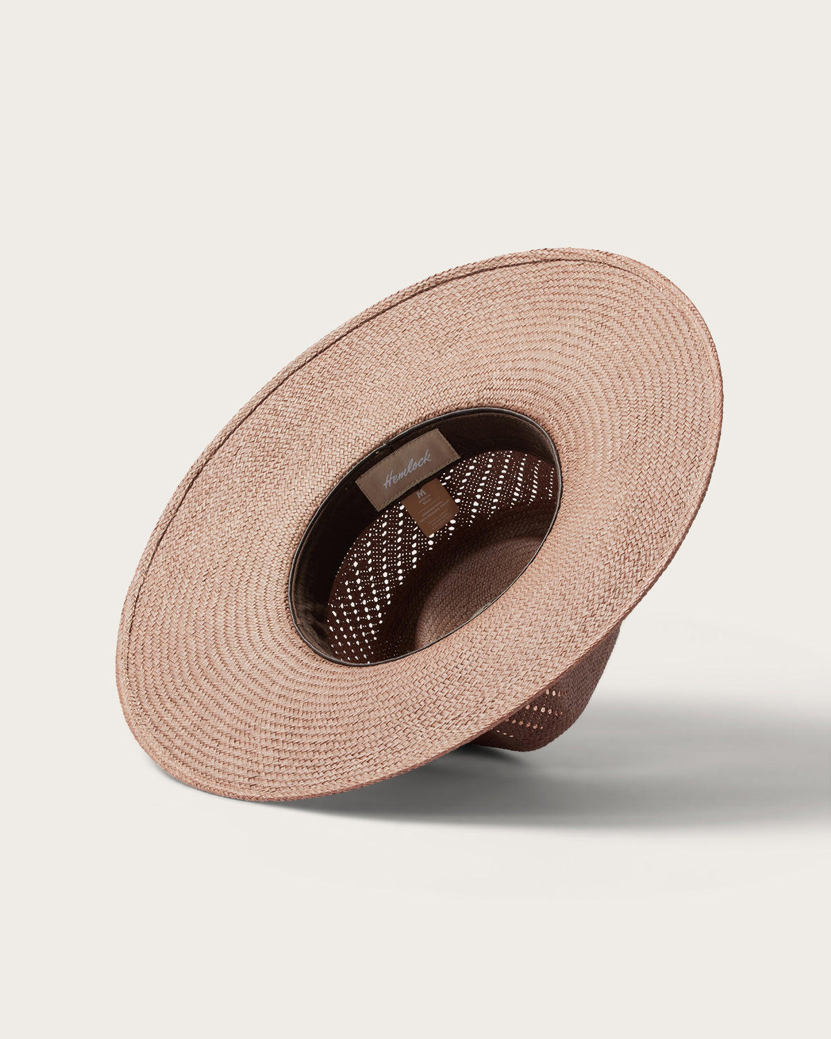 Isla Panama Straw Fedora in Taupe