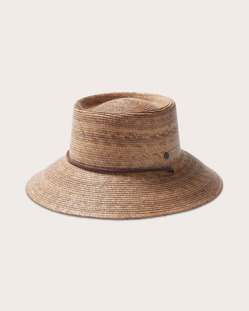 Hemlock Leon Straw Bucket Hat in Toast