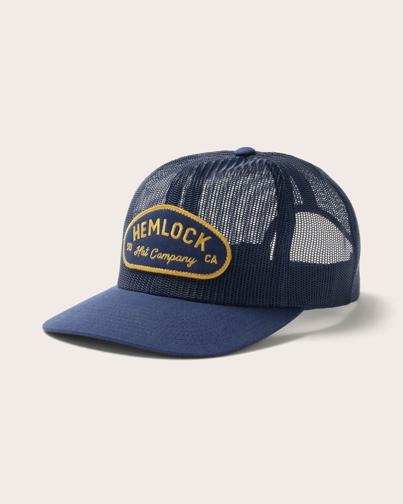 Hemlock Mack Trucker Hat in Navy