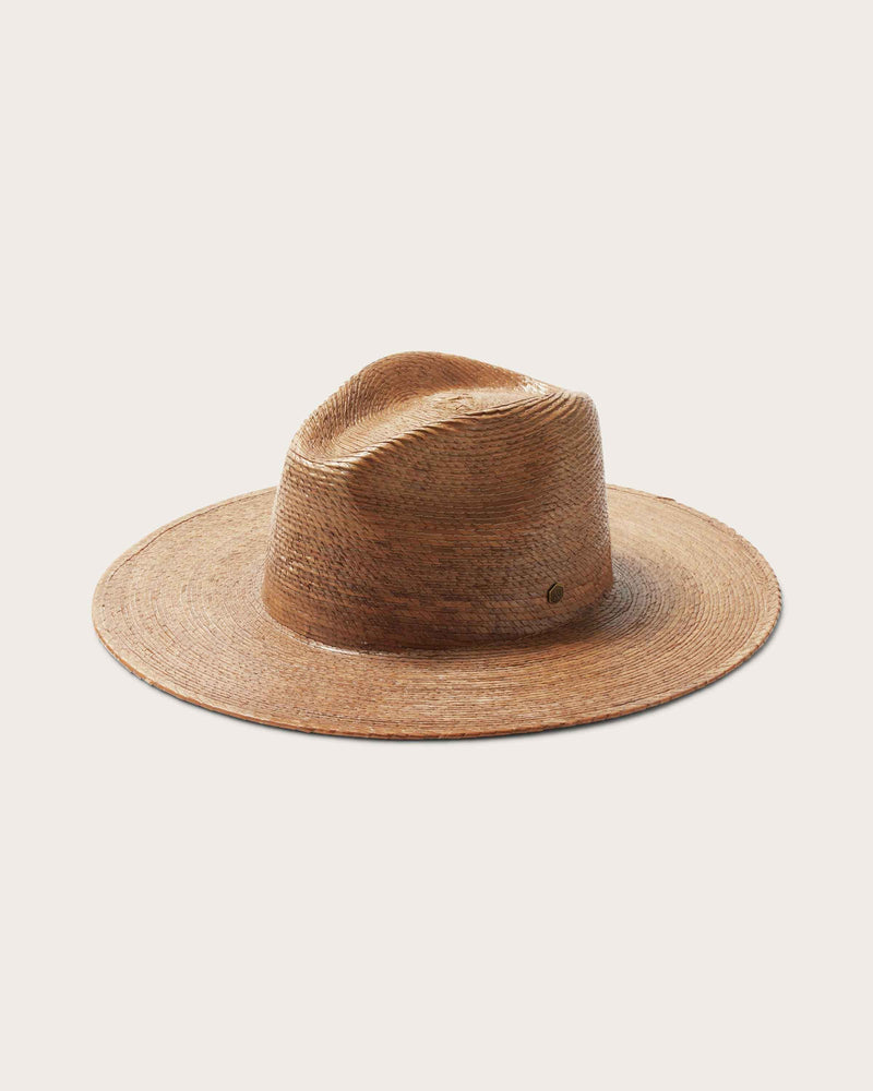 Hemlock Madero Straw Fedora in Toast color