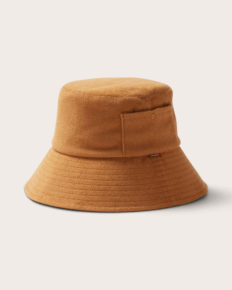 Hemlock Marina Terry Bucket Hat in Dijon