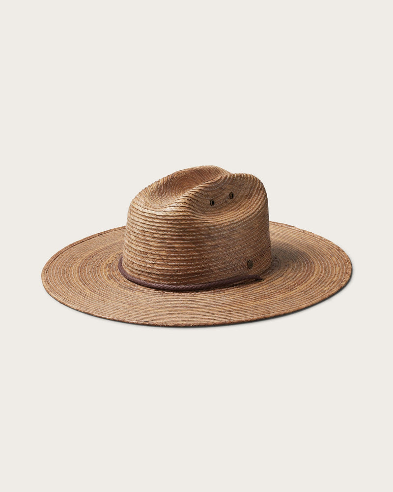 Hemlock Monterrey Straw Lifeguard Hat in Toast