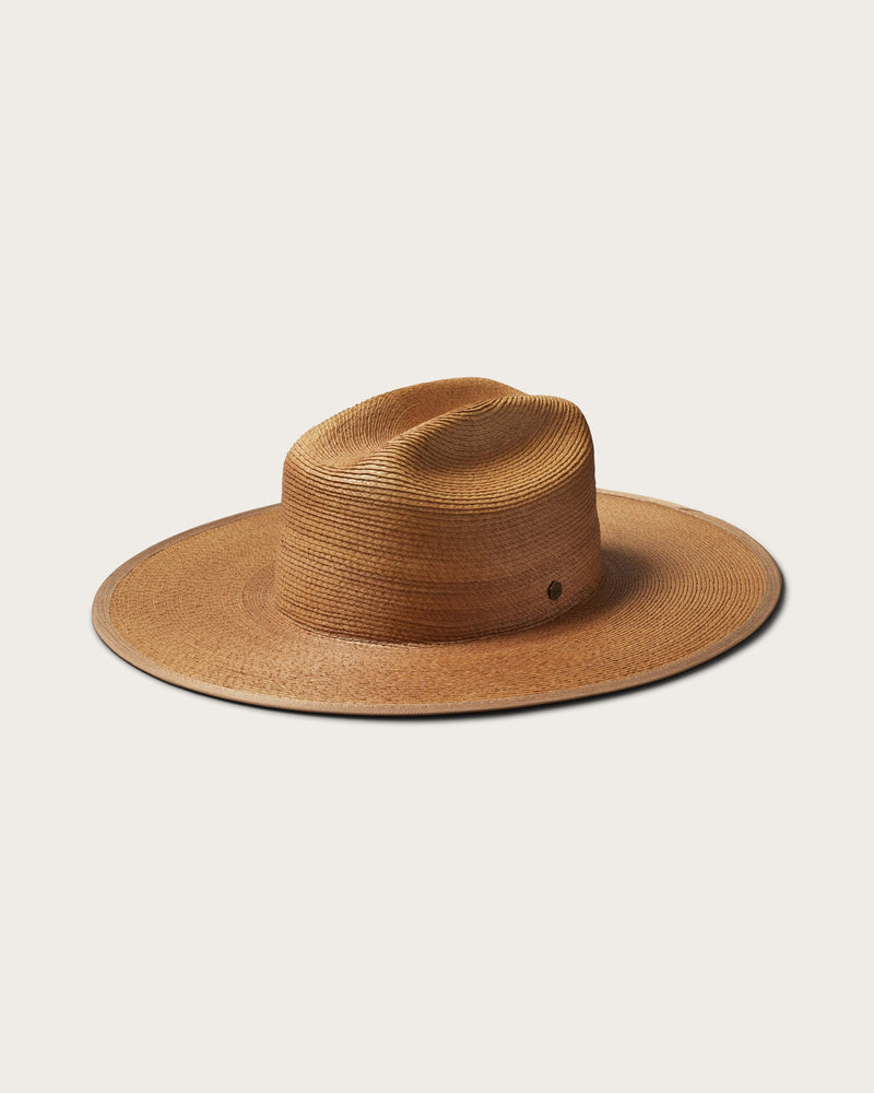 Hemlock Toluca Straw Lifeguard Hat in Saddle