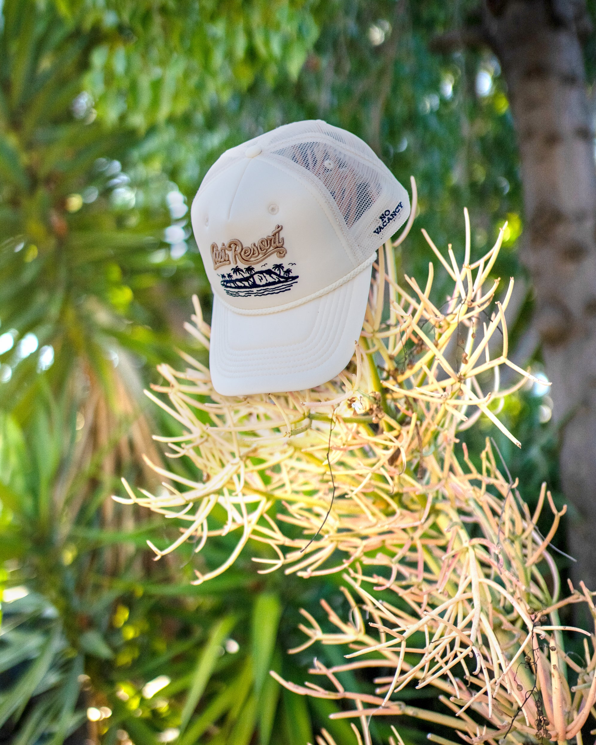 Last Resort Foam Trucker Hat | Bone White – Hemlock Hat Co.