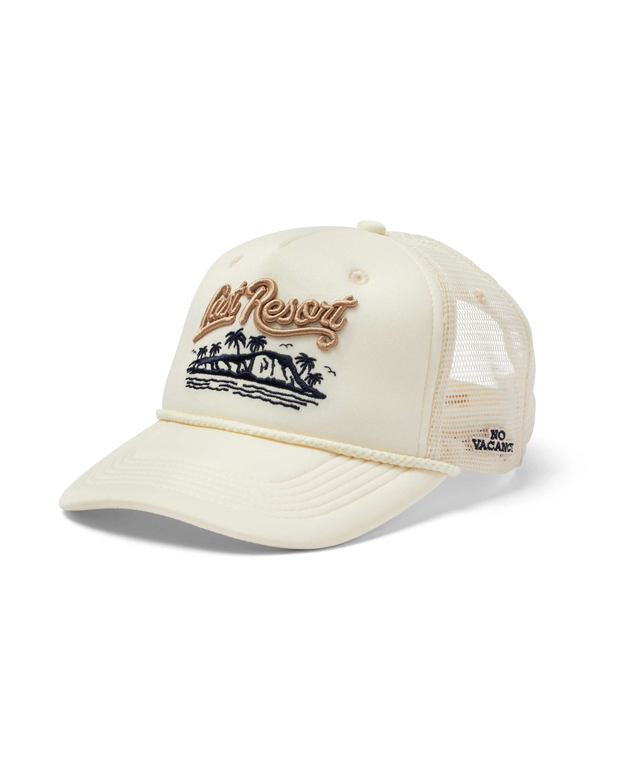 Last Resort Foam Trucker Hat | Bone White – Hemlock Hat Co.