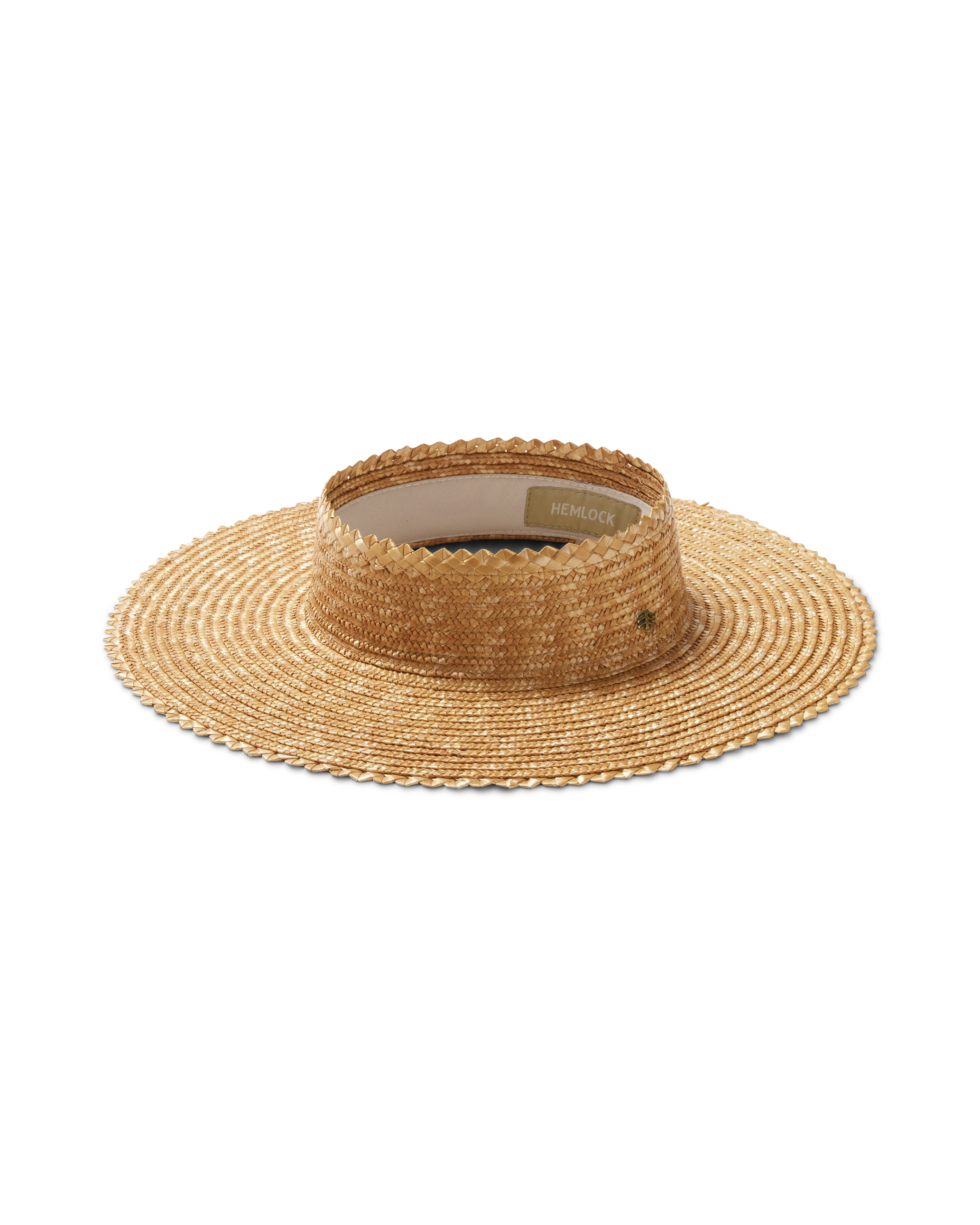 Tropez Straw Visor | Straw Visor | Hemlock Hat Co