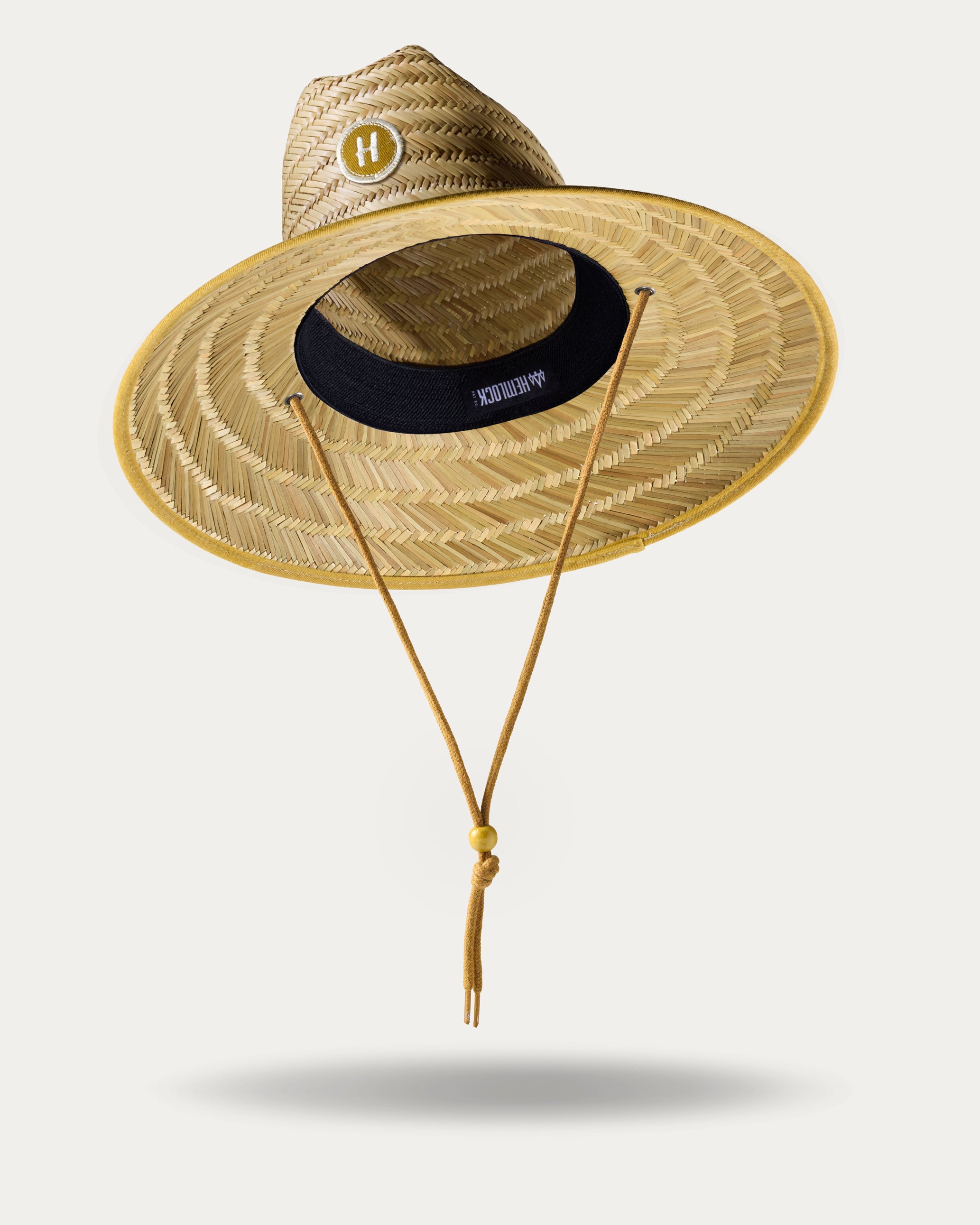 Hemlock Lifeguard Straw Hat in Bare Honey color 