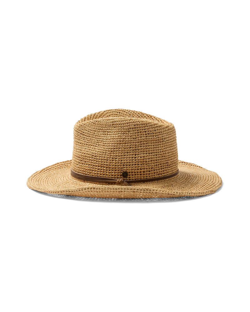 Wynona Packable Raffia Cowboy in Natural side view