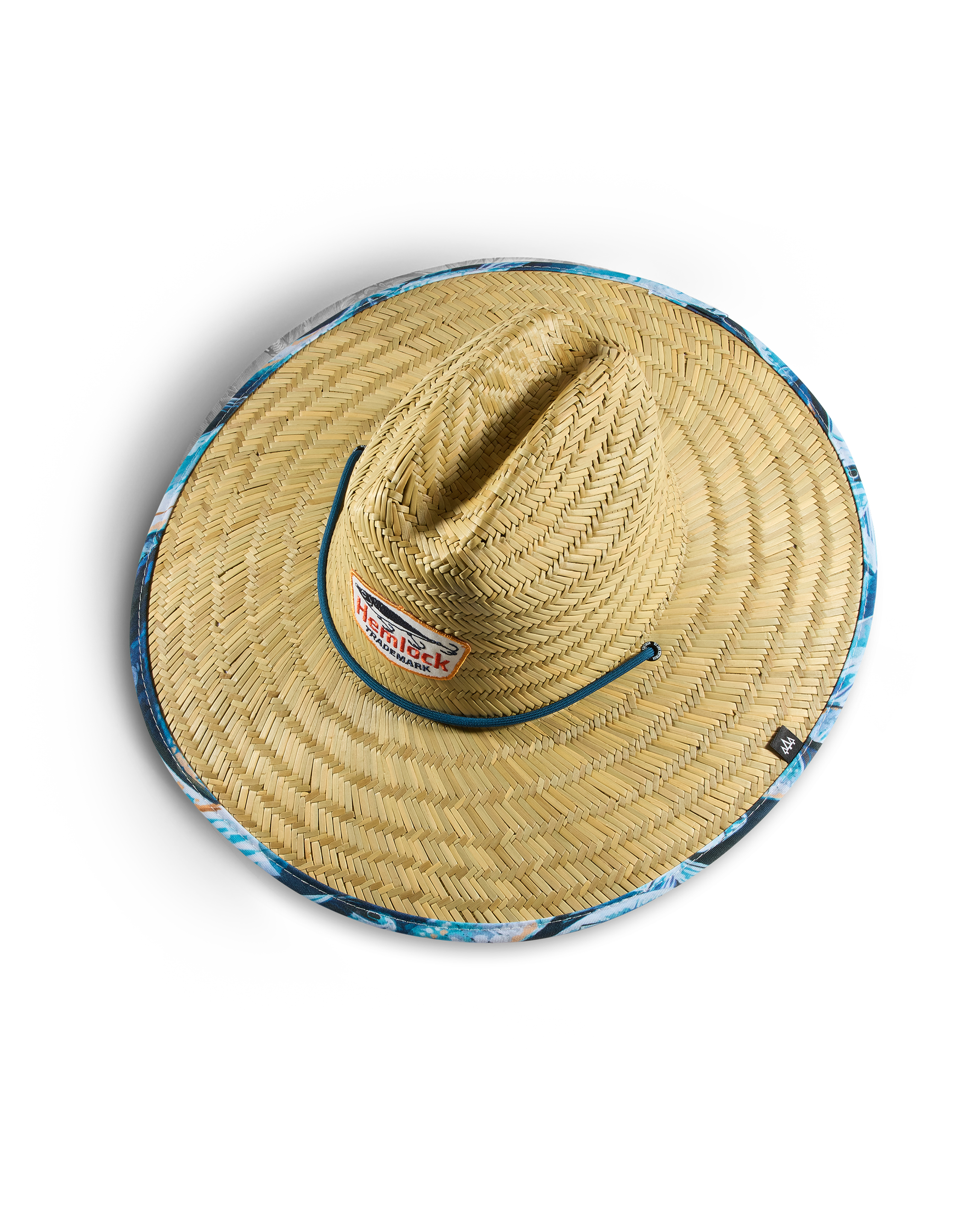 UPF50+ Lifeguard hat in Blue Fish
print bottom view