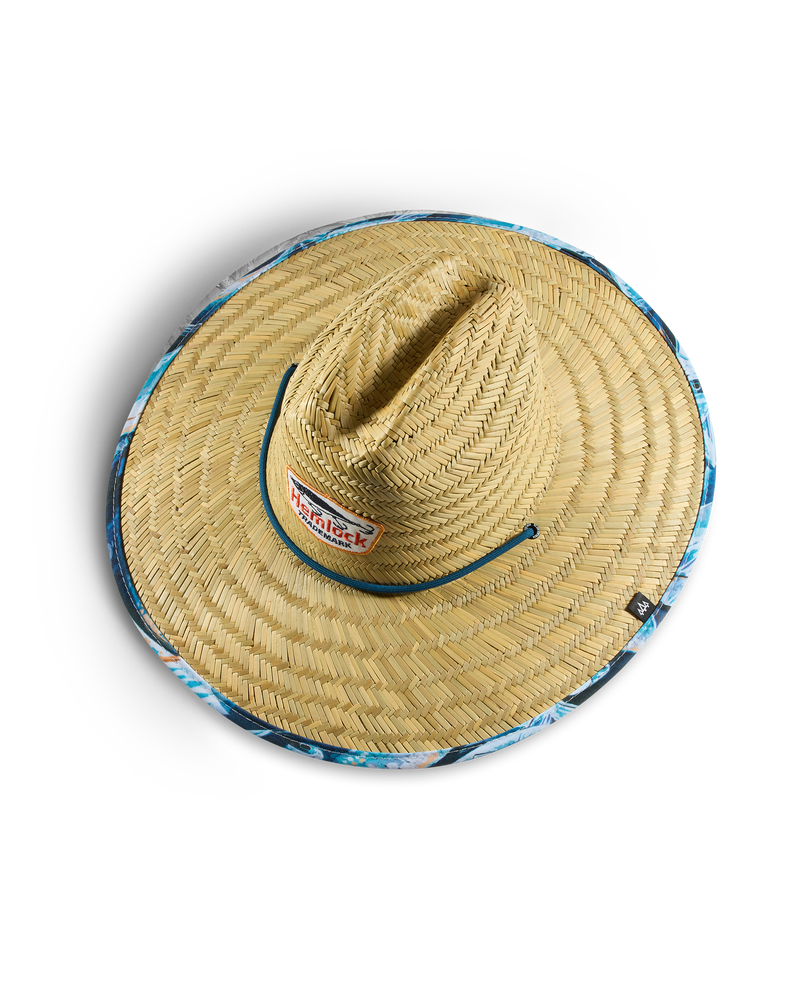 UPF50+ Lifeguard hat in Blue Fish
print bottom view