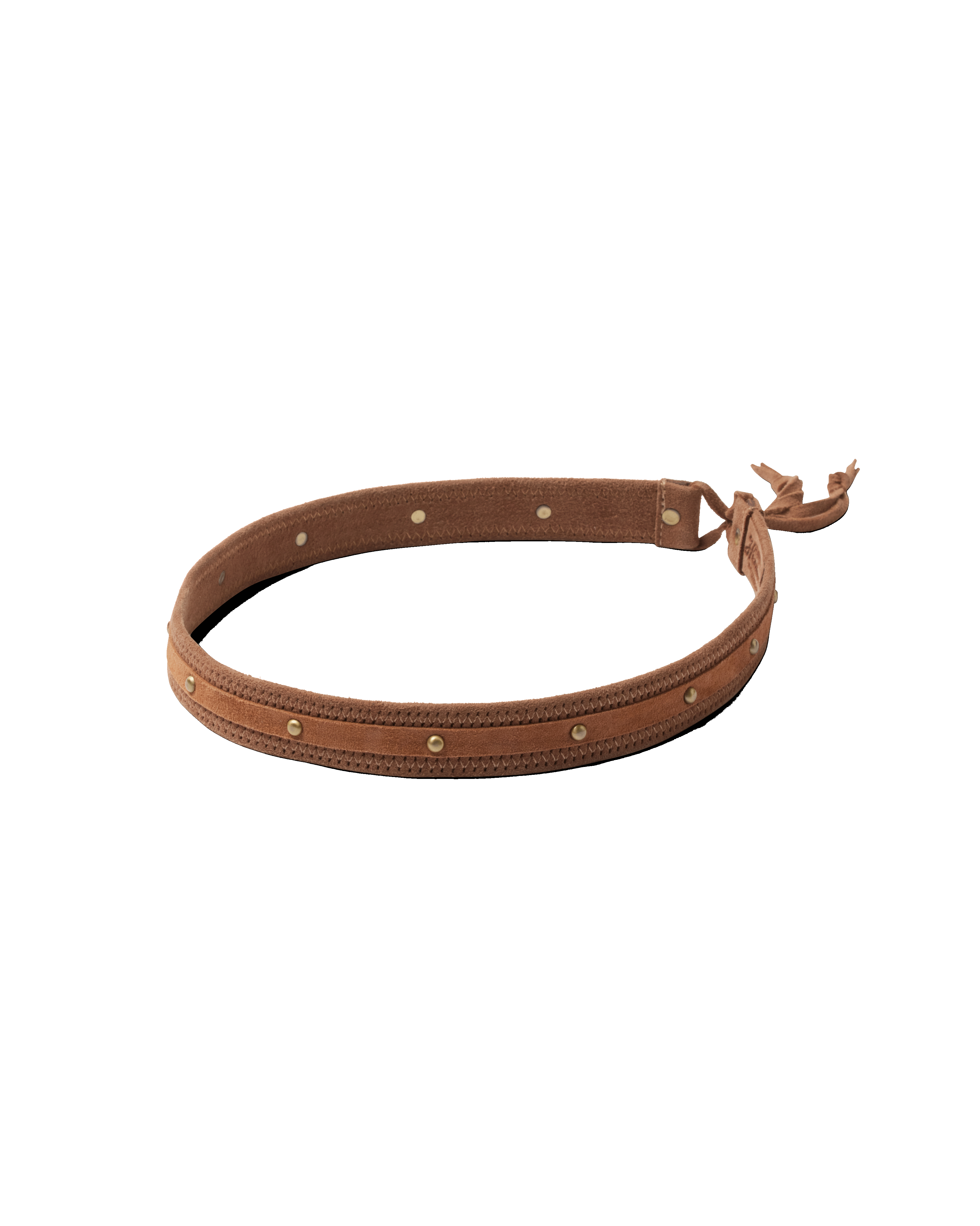 brown leather hat band
in brown