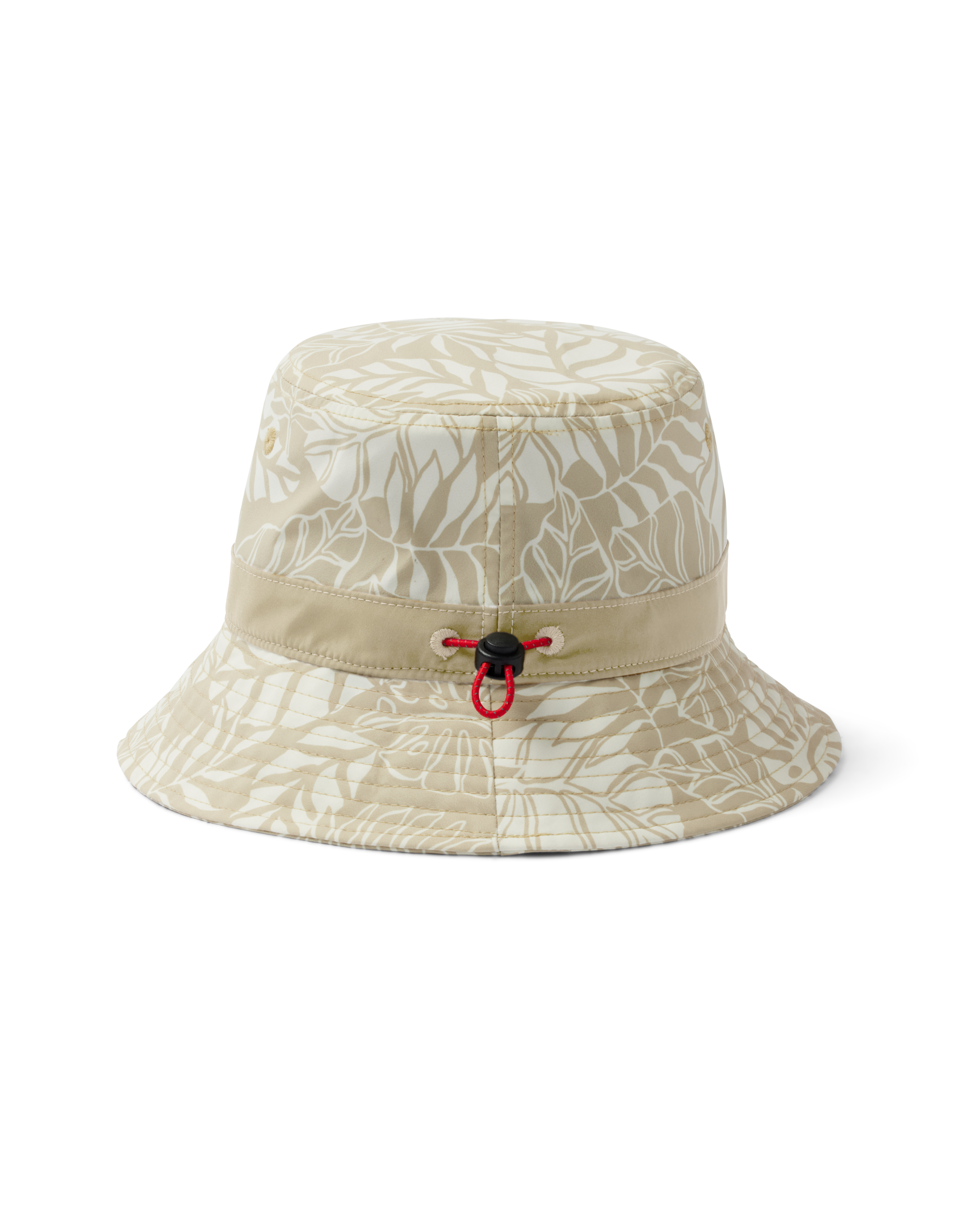 Kids Surfari Bucket in Khaki back view adjustable