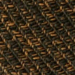 Swatch of the Seaside Packable Fedora in Black & Bronze color straw