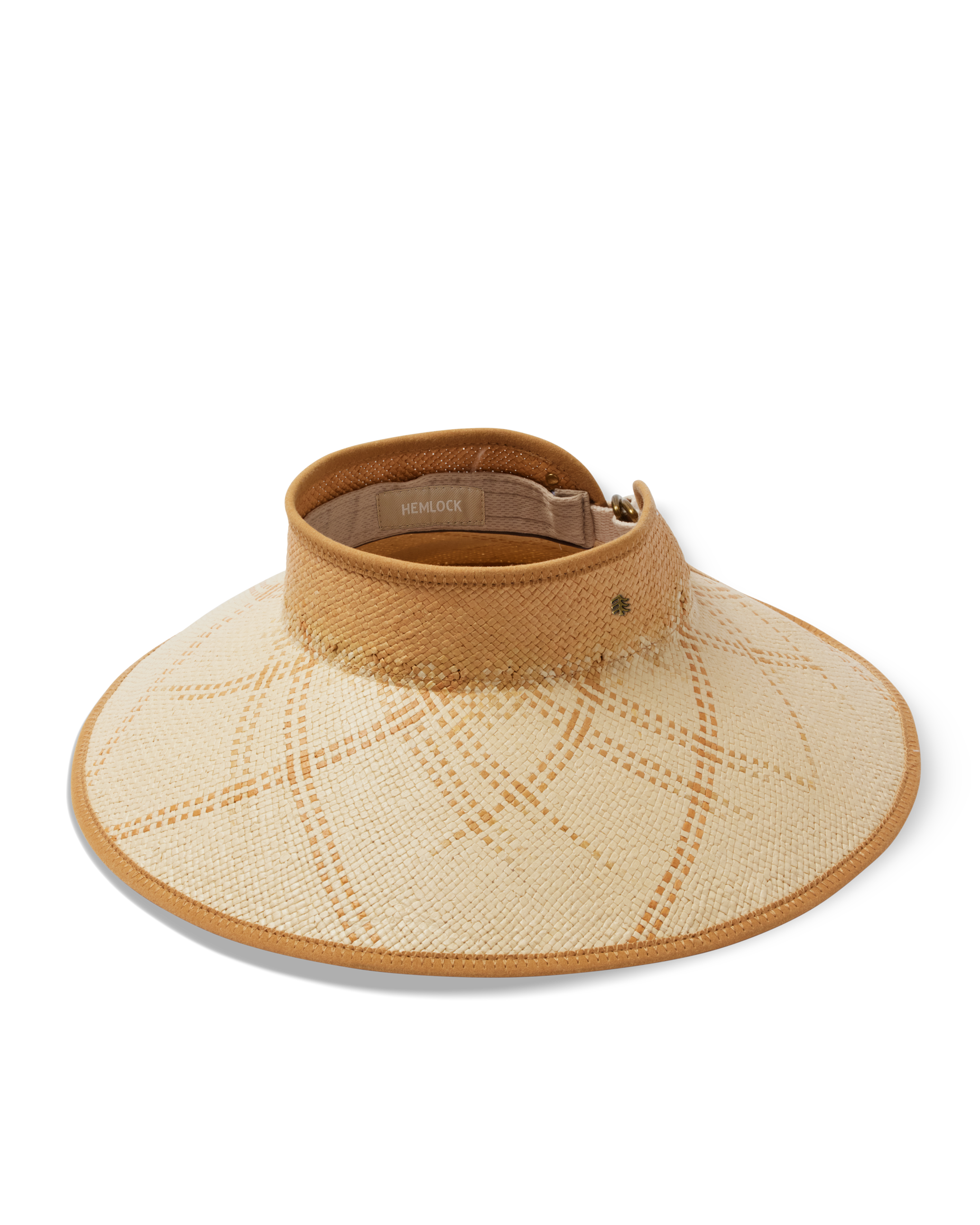 Luna Packable Wide Brim Visor in Sand