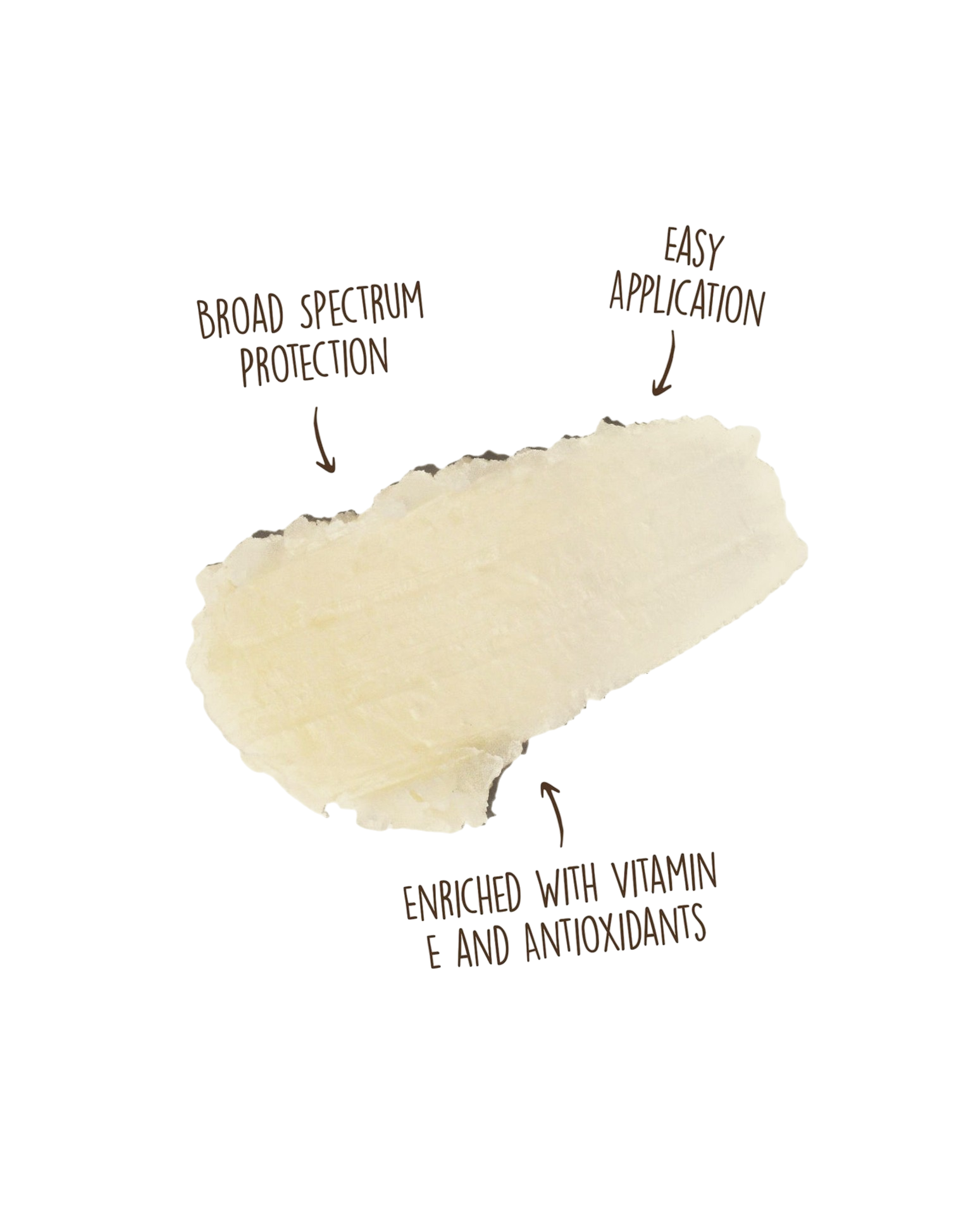 Sun Bum Original SPF 30 Sunscreen Face Stick product details that says Broad spectrum protection, easy application, and enriched with vitamin E and antioxidants.