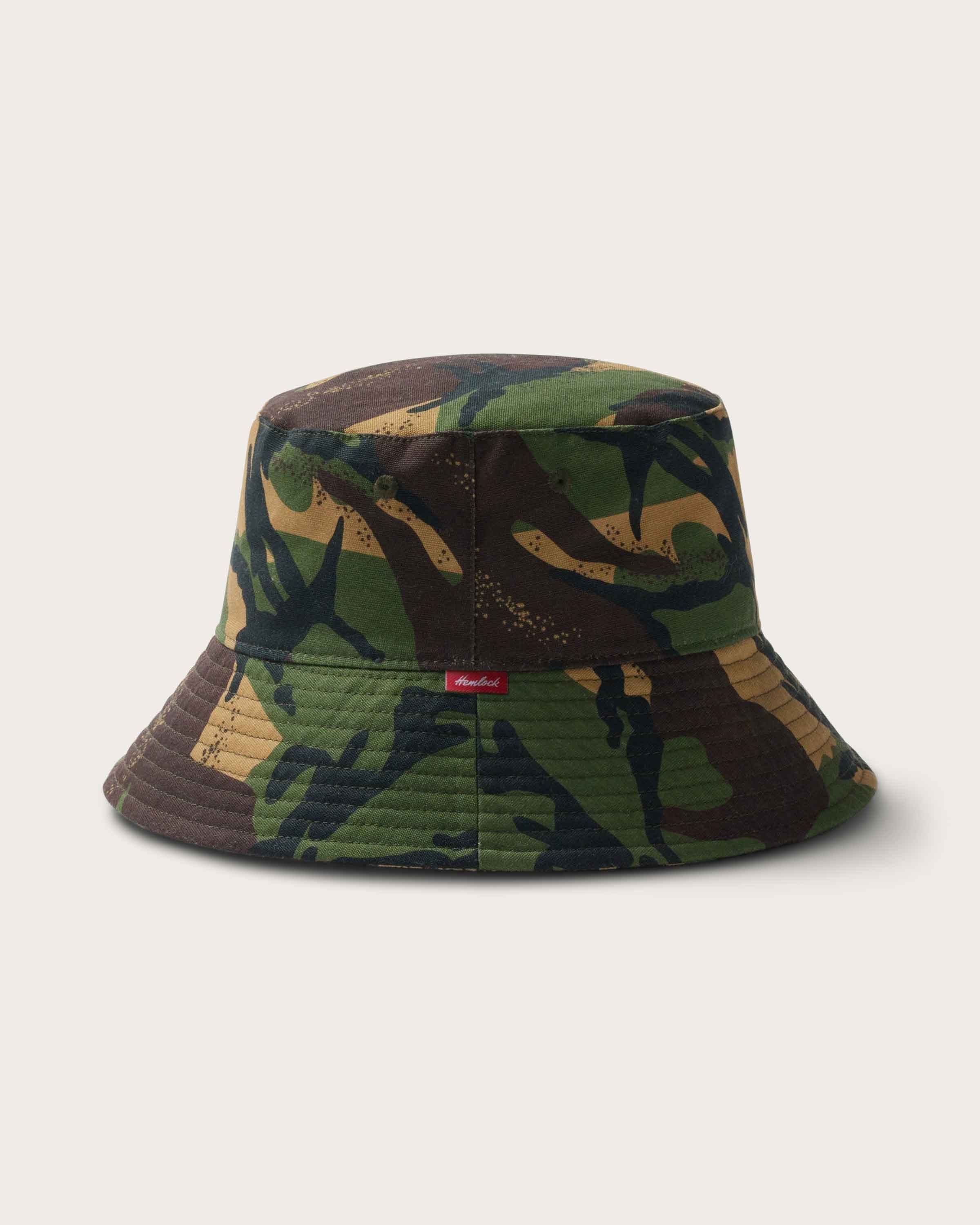 street camo bucket hat