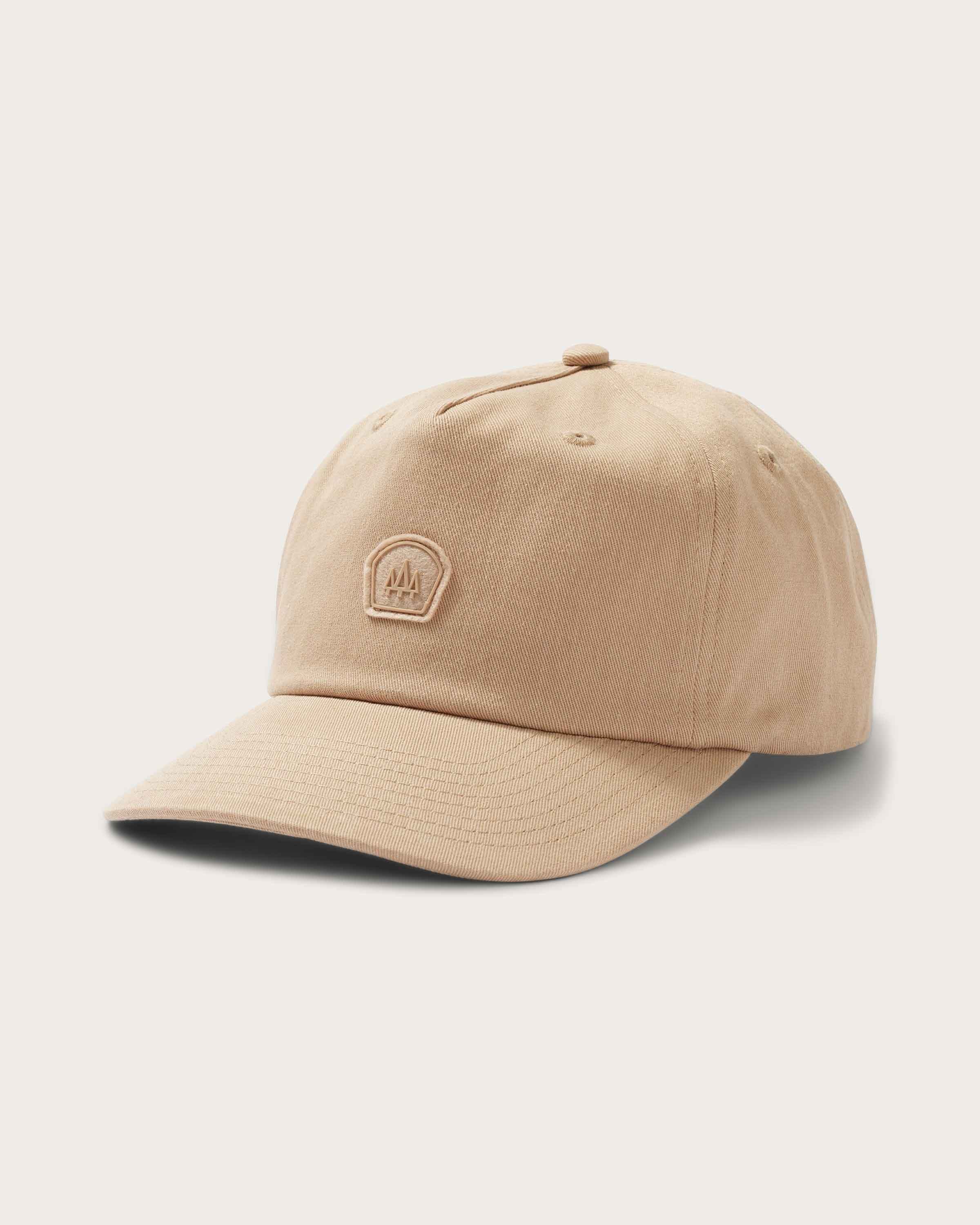 Asher 5 Panel Hat in Khaki - undefined - Hemlock Hat Co. Ball Caps