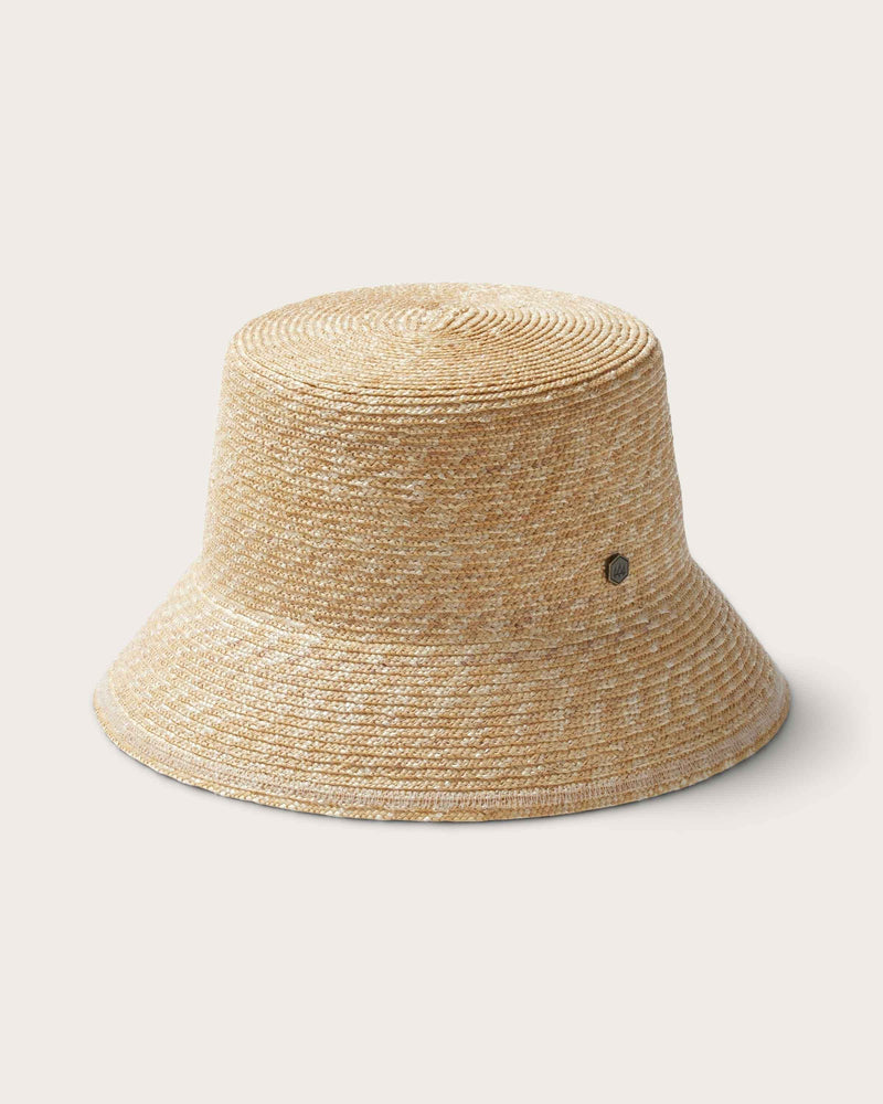 Hemlock Audrey Straw Bucket Hat in Blonde