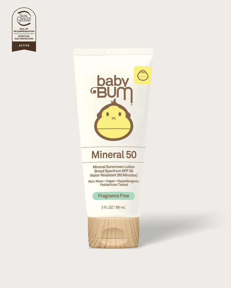 Sun Bum Baby Bum SPF 50 Mineral Sunscreen Lotion 3 oz product front view