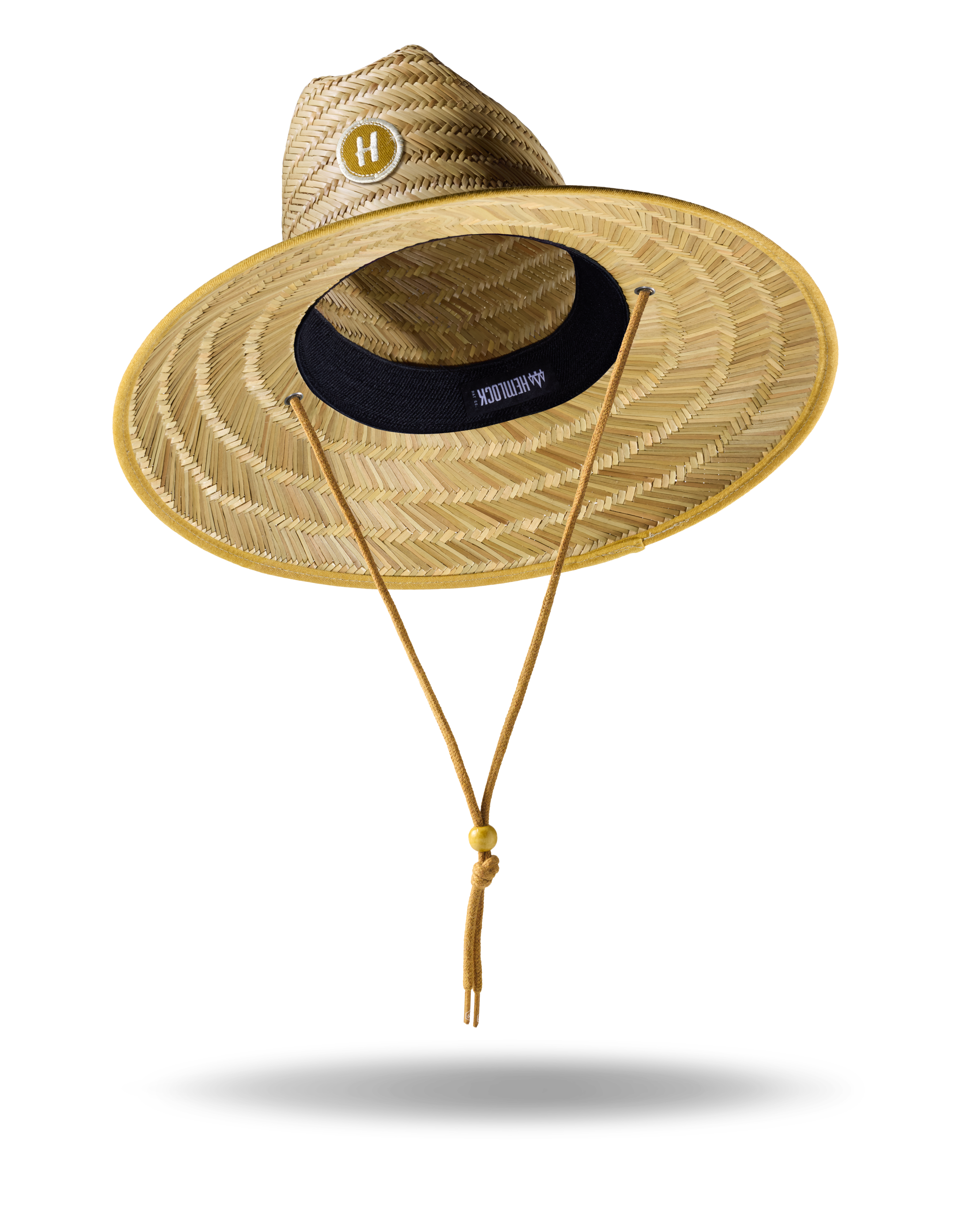 Hemlock Lifeguard Straw Hat in Bare Honey color 