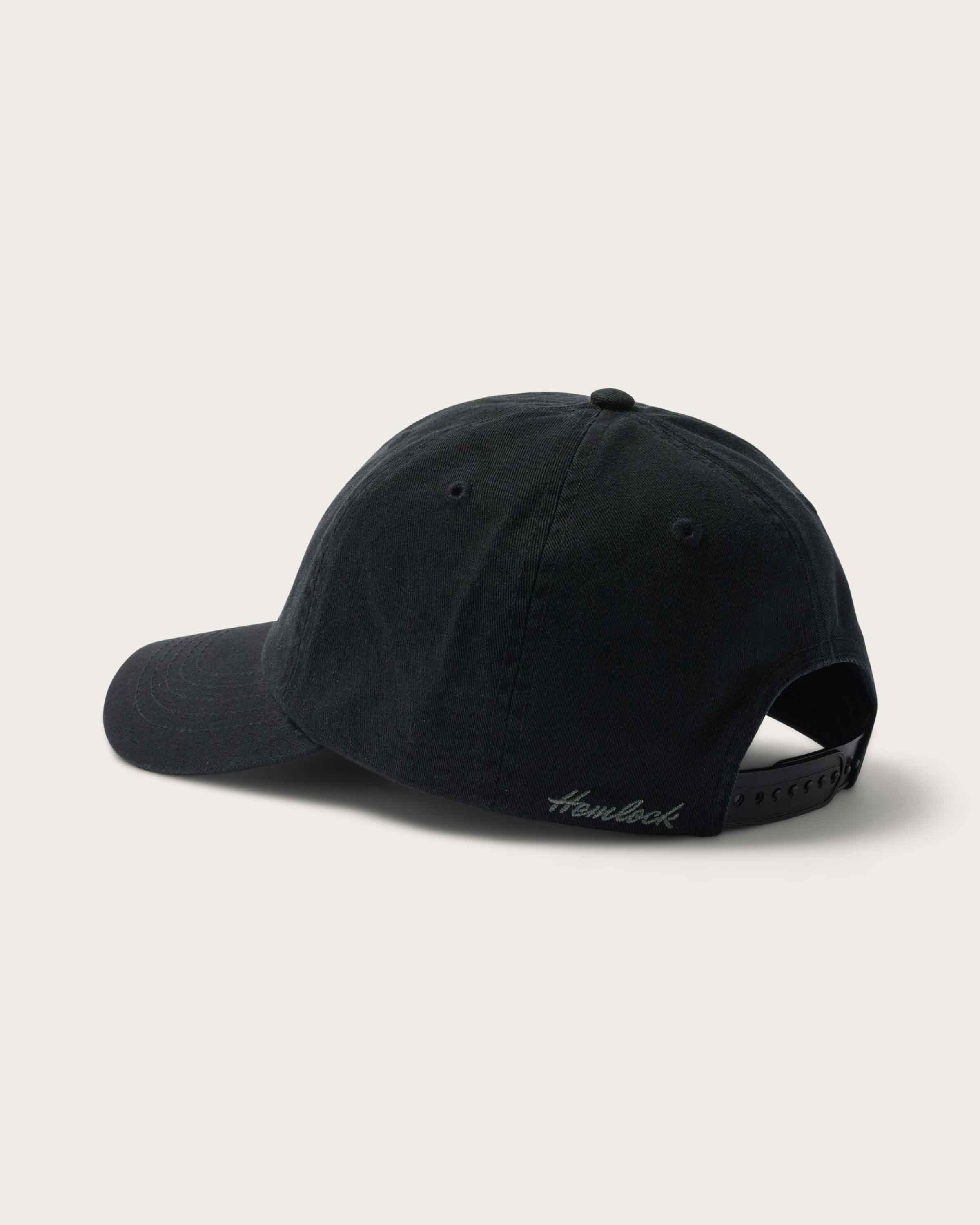 Berkley Cap in Black - undefined - Hemlock Hat Co. Ball Caps