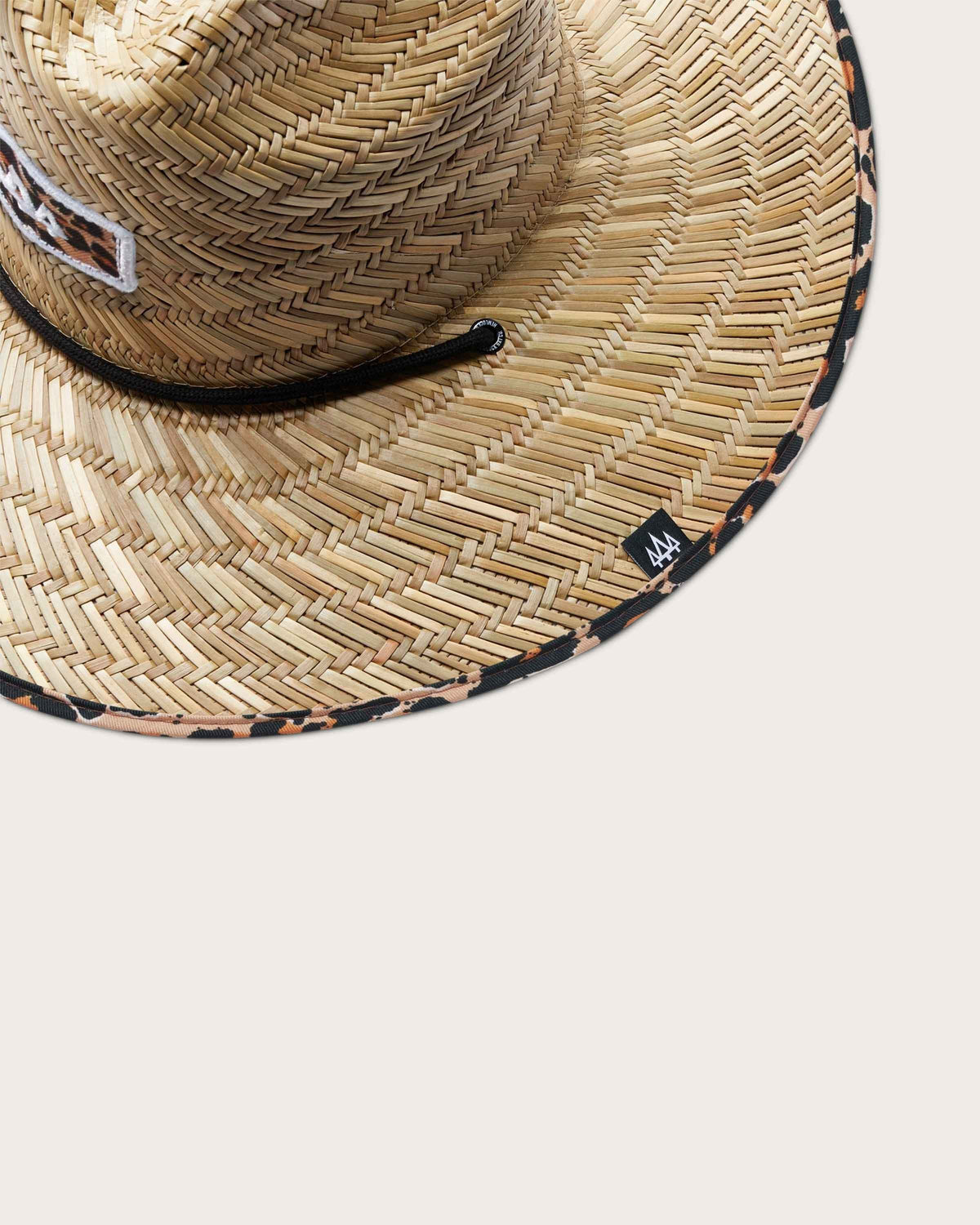 Big Cat Straw Lifeguard Hat | Leopard Print Straw Hat UPF 50+ | Hemlock ...