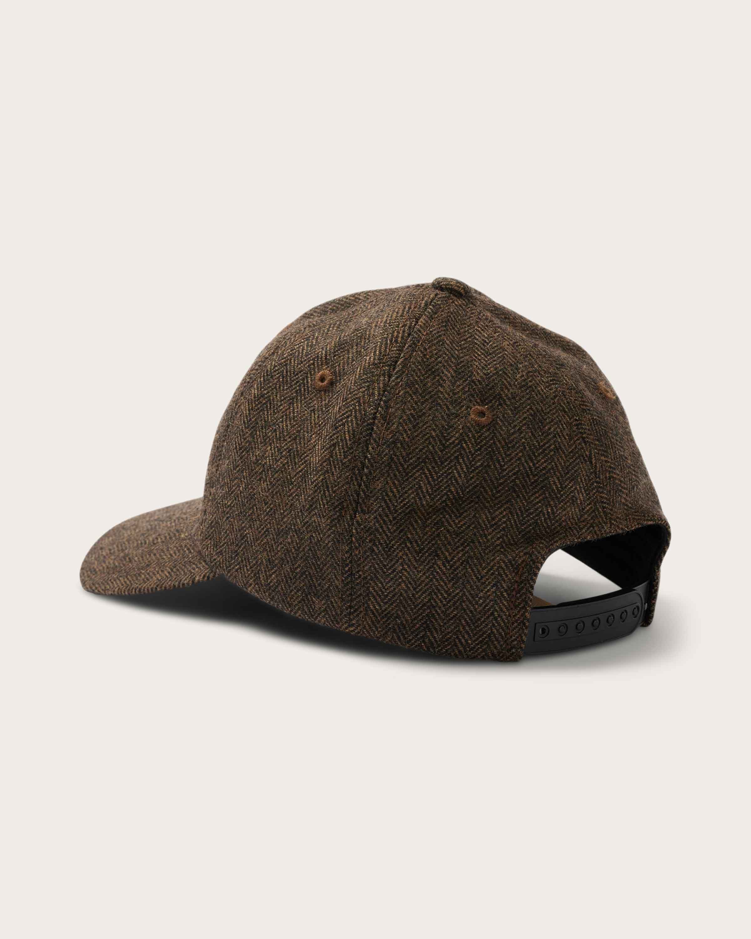 Bristol Cap in Brown & Black - undefined - Hemlock Hat Co. Ball Caps