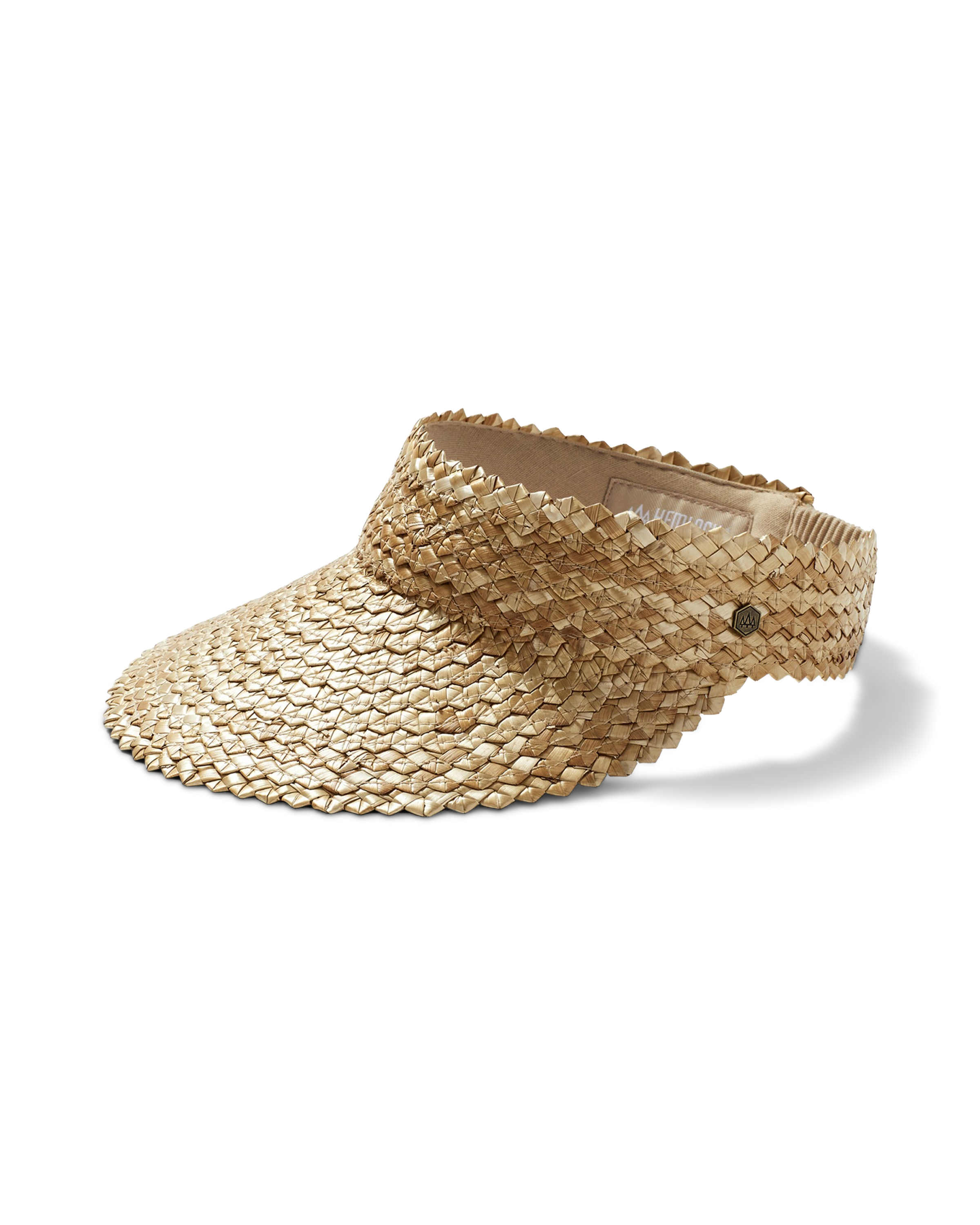 Hemlock Capri Straw visor in Honeycomb