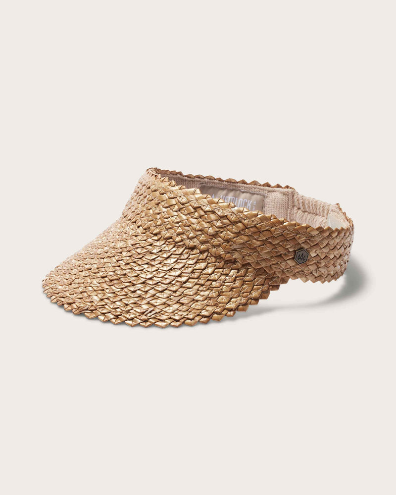 Capri Visor in Honeycomb - Big Kids - undefined - Hemlock Hat Co. Visors - Big Kids