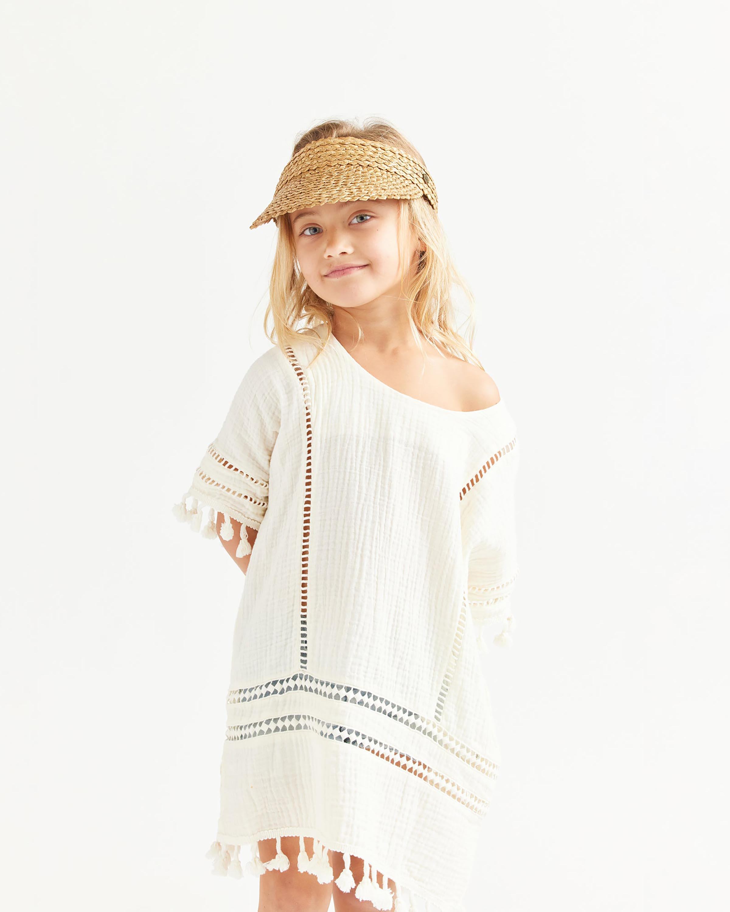 Capri Visor in Honeycomb - Big Kids - undefined - Hemlock Hat Co. Visors - Big Kids