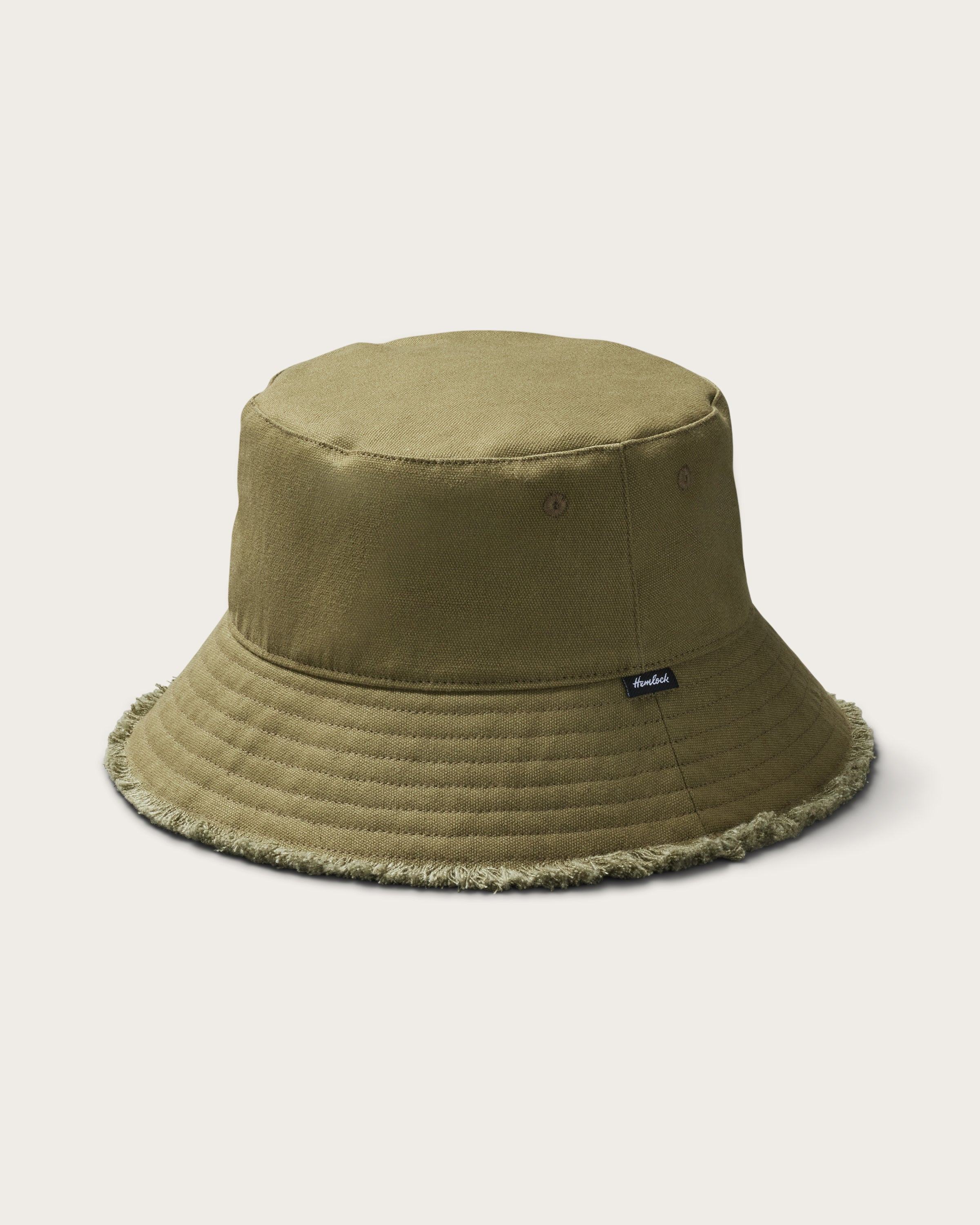 Hemlock Coronado Cotton Bucket Hat in Olive