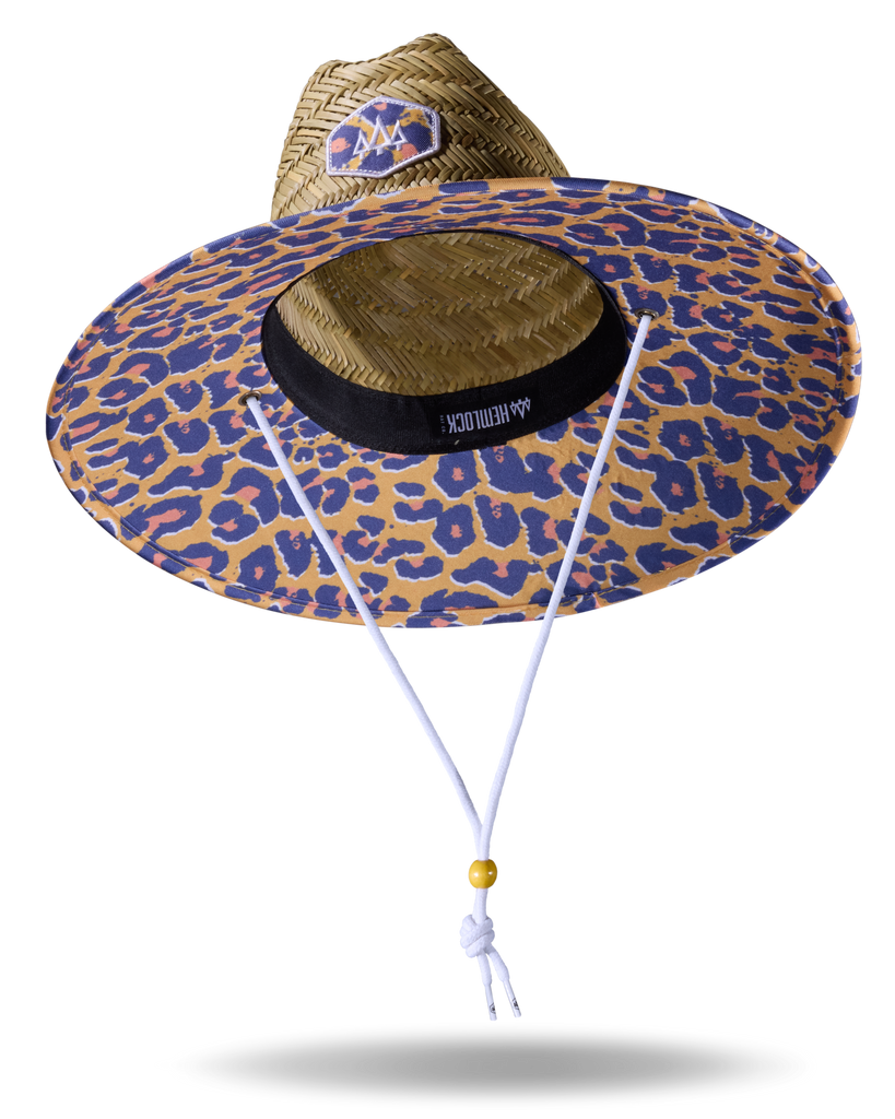 Cub Straw Lifeguard Hat - Big Kids | Straw Hat UPF 50+ | Hemlock