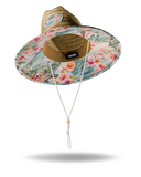 Hemlock UPF50+ Lifeguard Straw Hat in Hanalei print