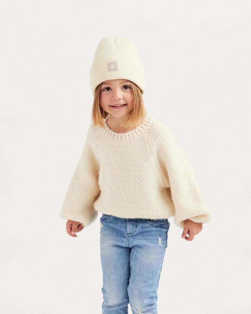 Kids Beacon Beanie in Bone - undefined - Hemlock Hat Co. Beanies - Kids