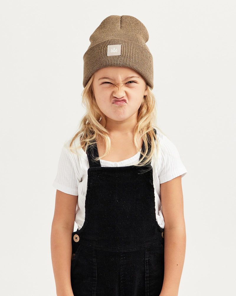 Kids Beacon Beanie in Brown Marled - undefined - Hemlock Hat Co. Beanies - Kids