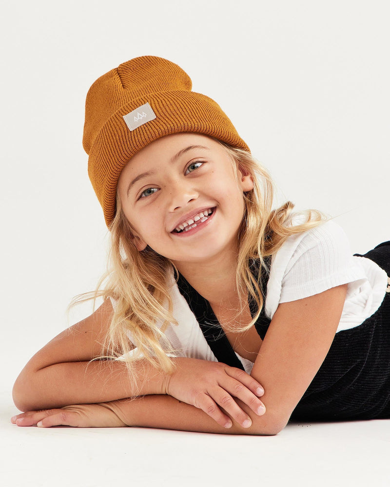 Kids Beacon Beanie in Copper - undefined - Hemlock Hat Co. Beanies - Kids