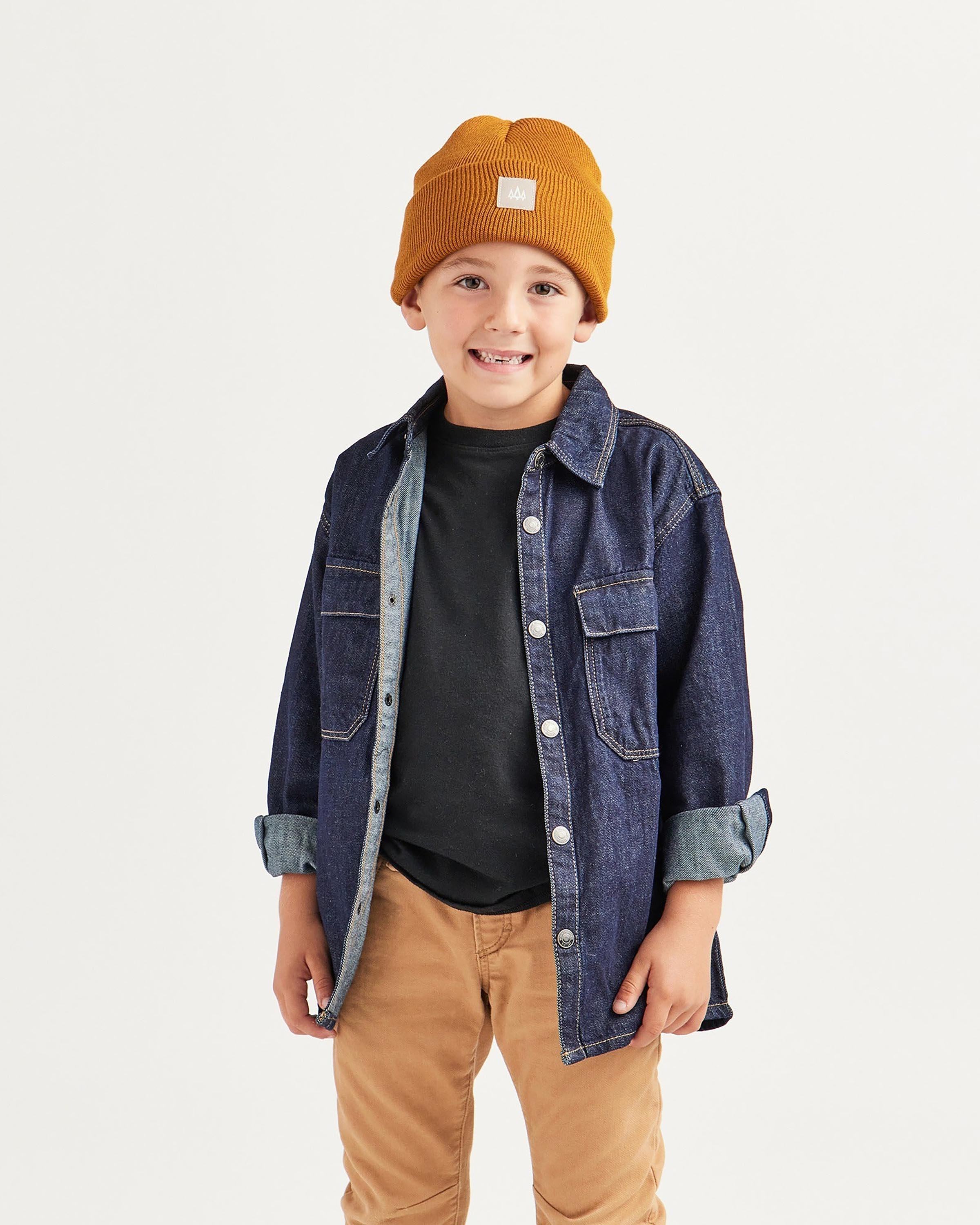 Kids Beacon Beanie in Copper - undefined - Hemlock Hat Co. Beanies - Kids