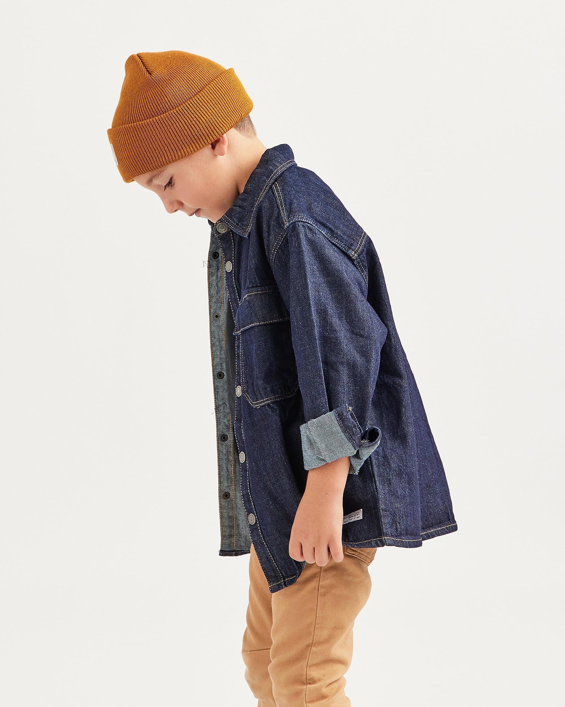 Kids Beacon Beanie in Copper - undefined - Hemlock Hat Co. Beanies - Kids