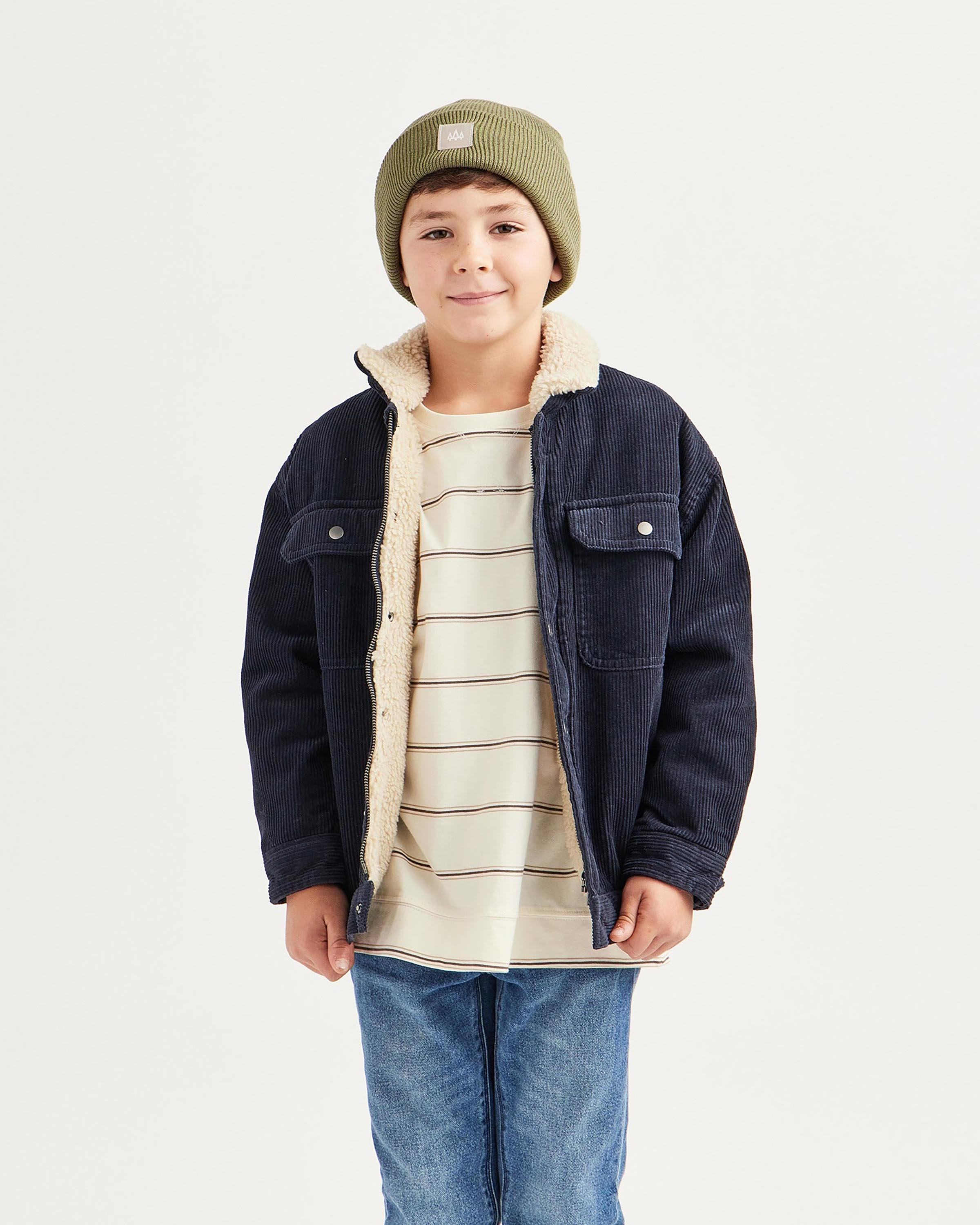 Kids Beacon Beanie in Olive - undefined - Hemlock Hat Co. Beanies - Kids