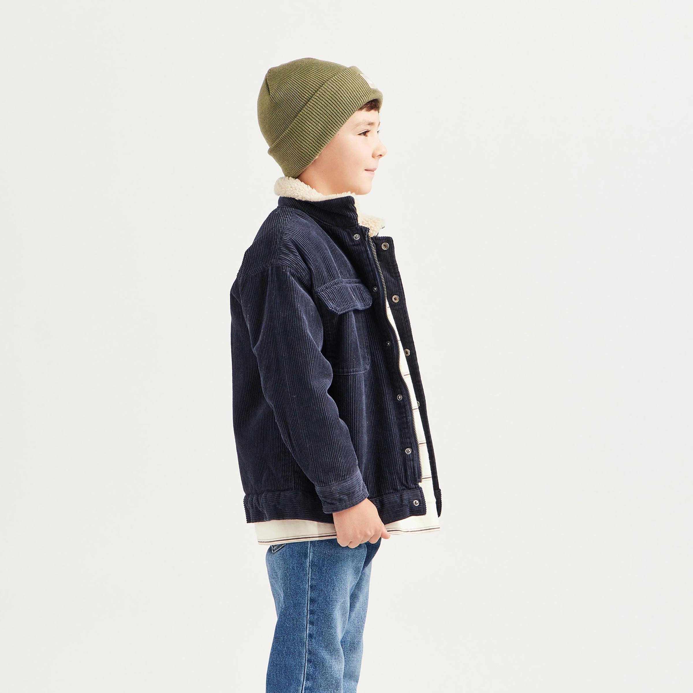 Kids Beacon Beanie in Olive - undefined - Hemlock Hat Co. Beanies - Kids